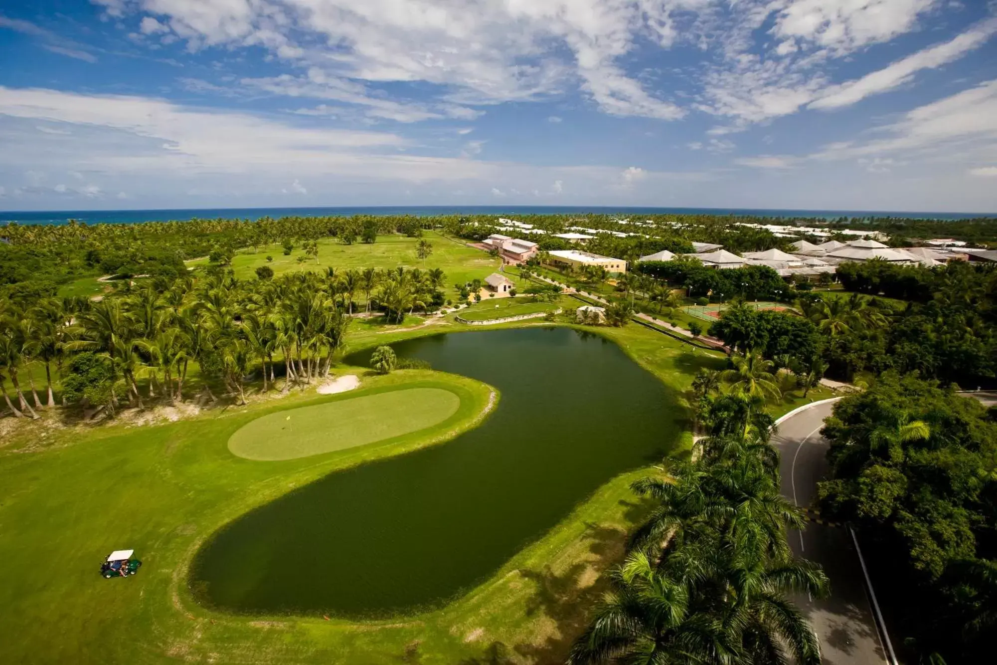 Golfcourse, Bird's-eye View in Catalonia Punta Cana - All Inclusive