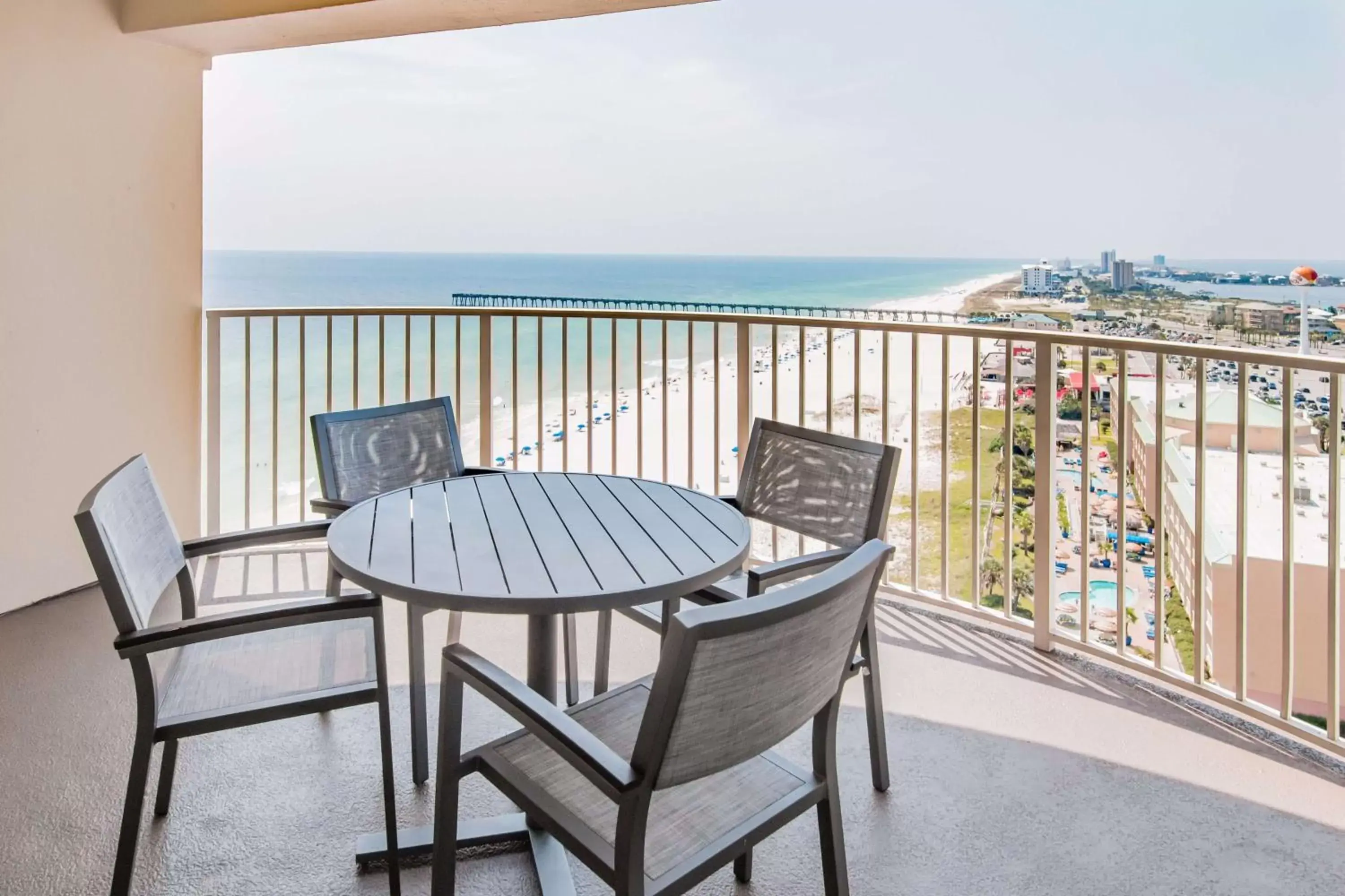 View (from property/room), Balcony/Terrace in Hilton Pensacola Beach