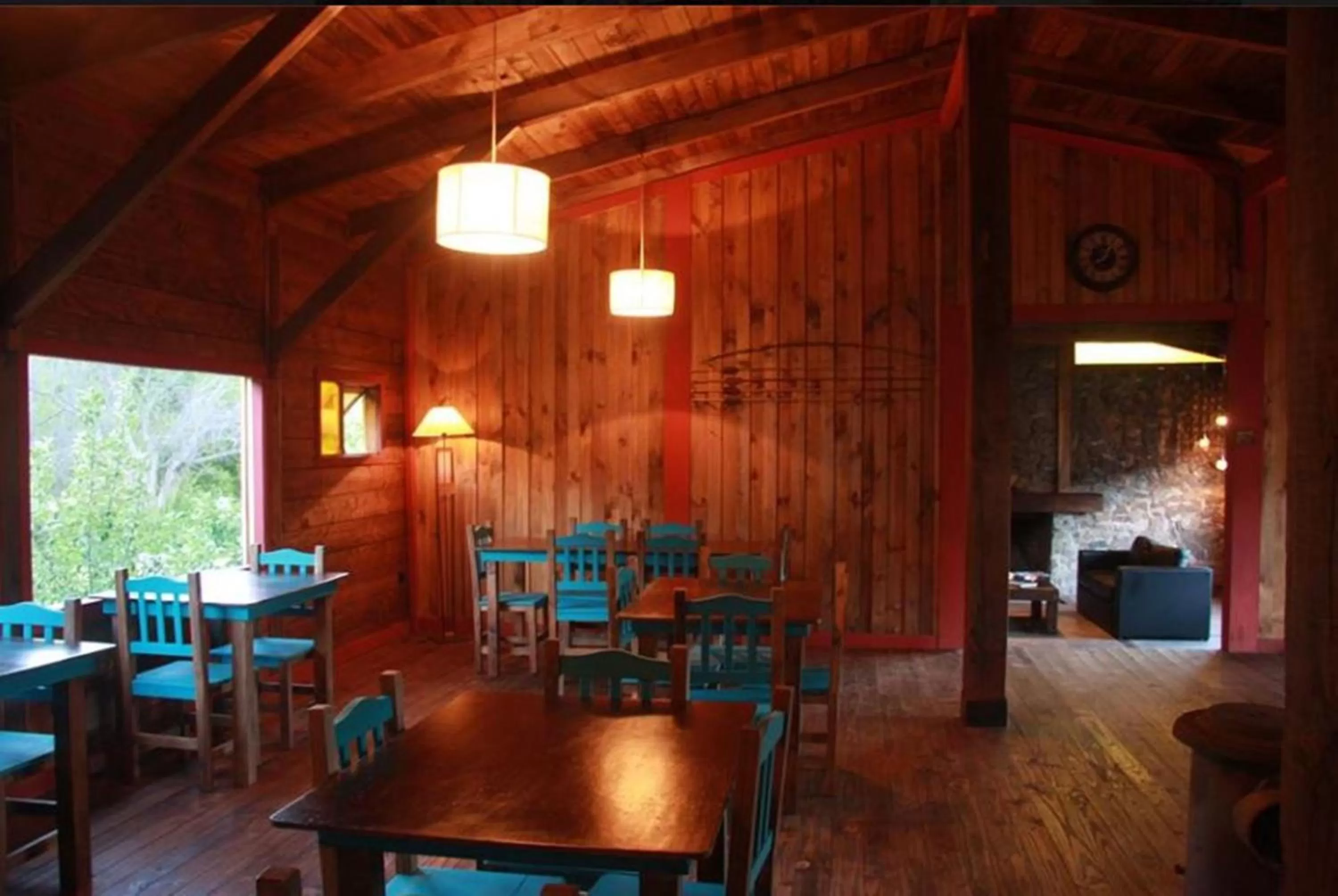 Dining area in Las Pitras Lodge