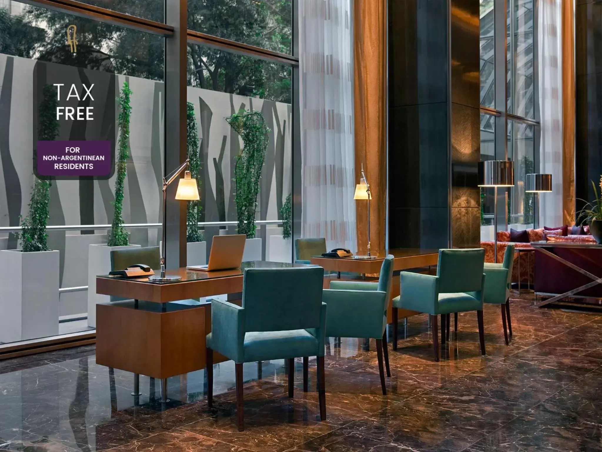 Lobby or reception, Restaurant/Places to Eat in Alvear Art Hotel