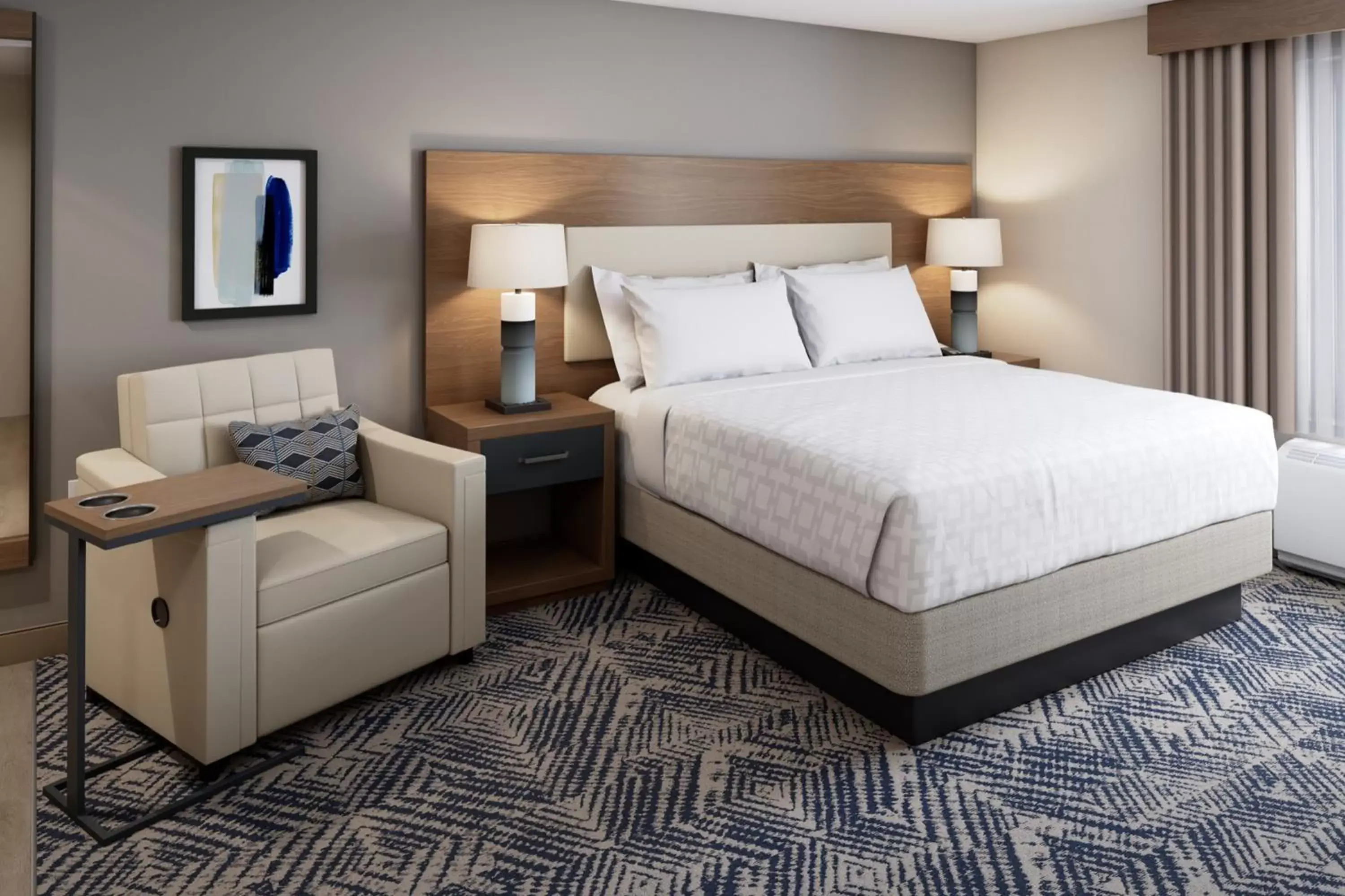 Bed in Candlewood Suites - Detroit - Auburn Hills, an IHG Hotel