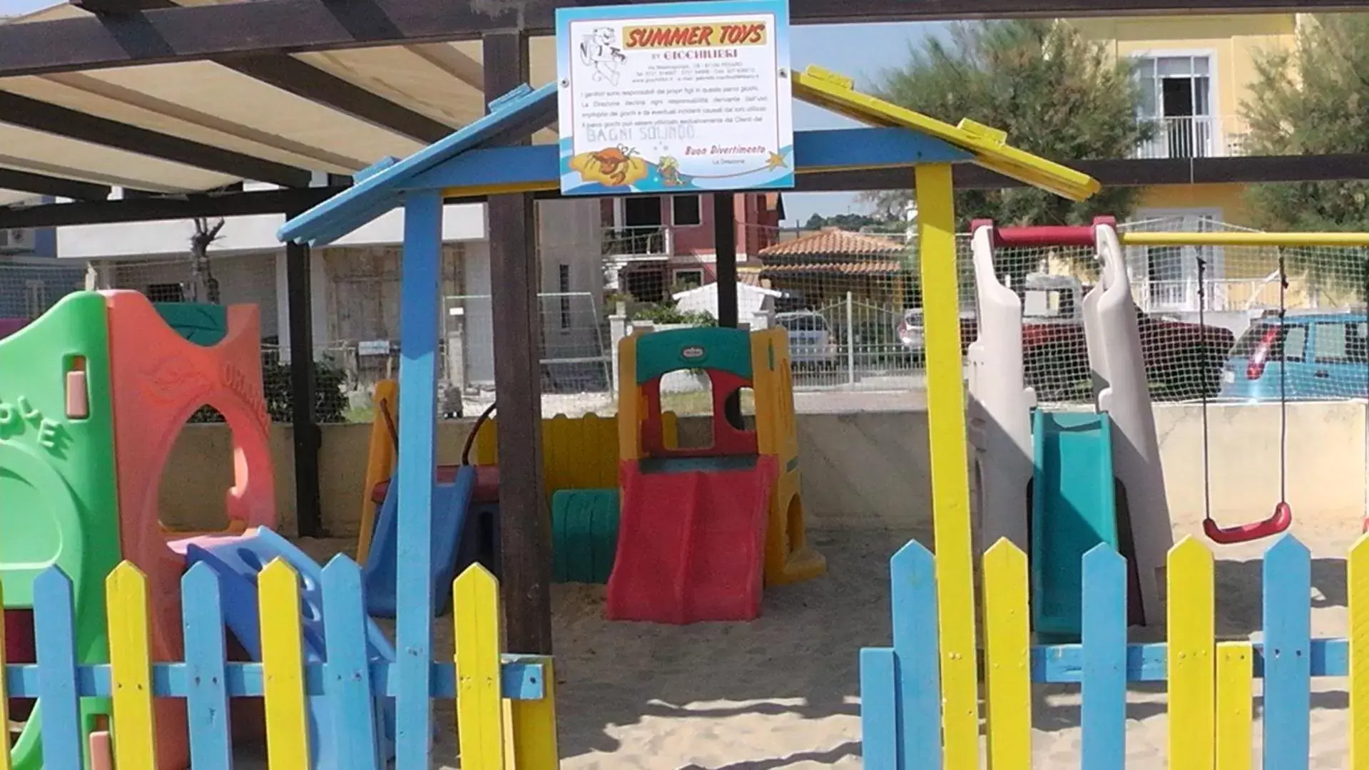 Beach, Children's Play Area in Hotel Biancaneve Wellness