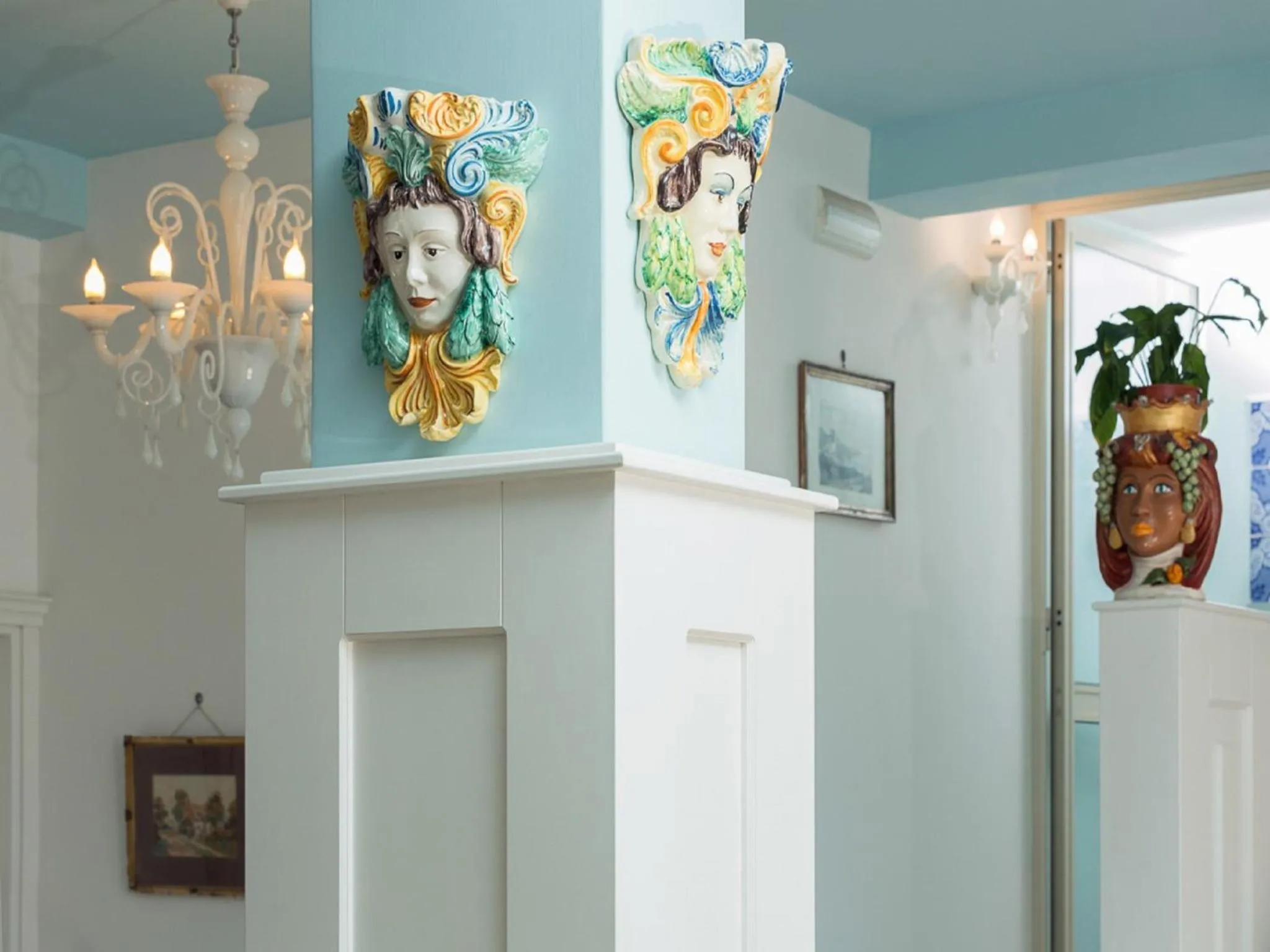 Decorative detail in Hotel Villa Nefele