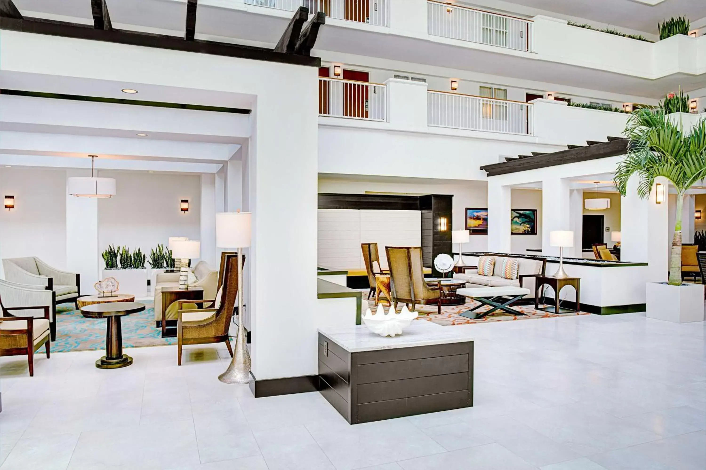 Lobby or reception, Restaurant/Places to Eat in Embassy Suites by Hilton Destin Miramar Beach