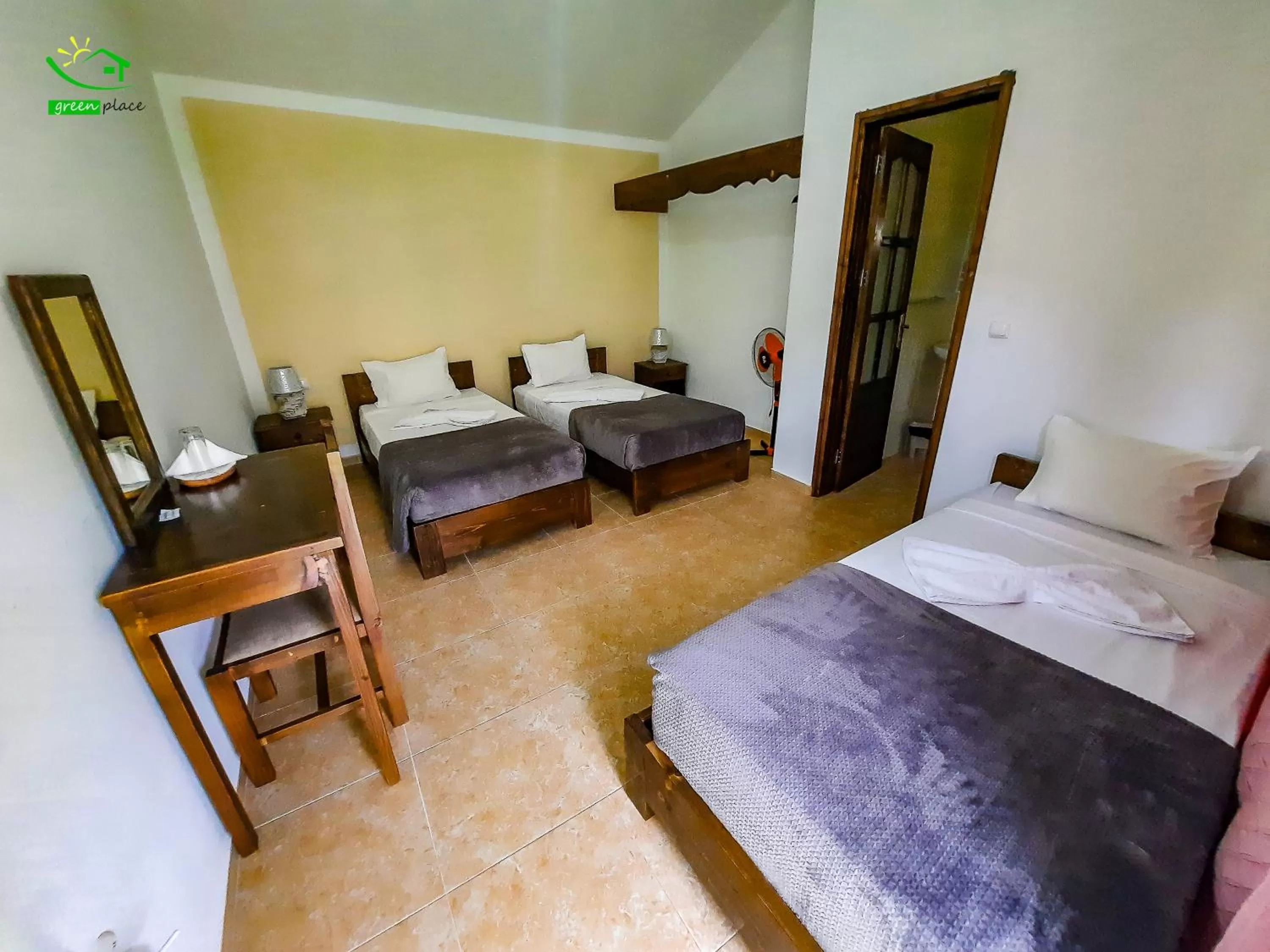 Bed in Pousada Green Place