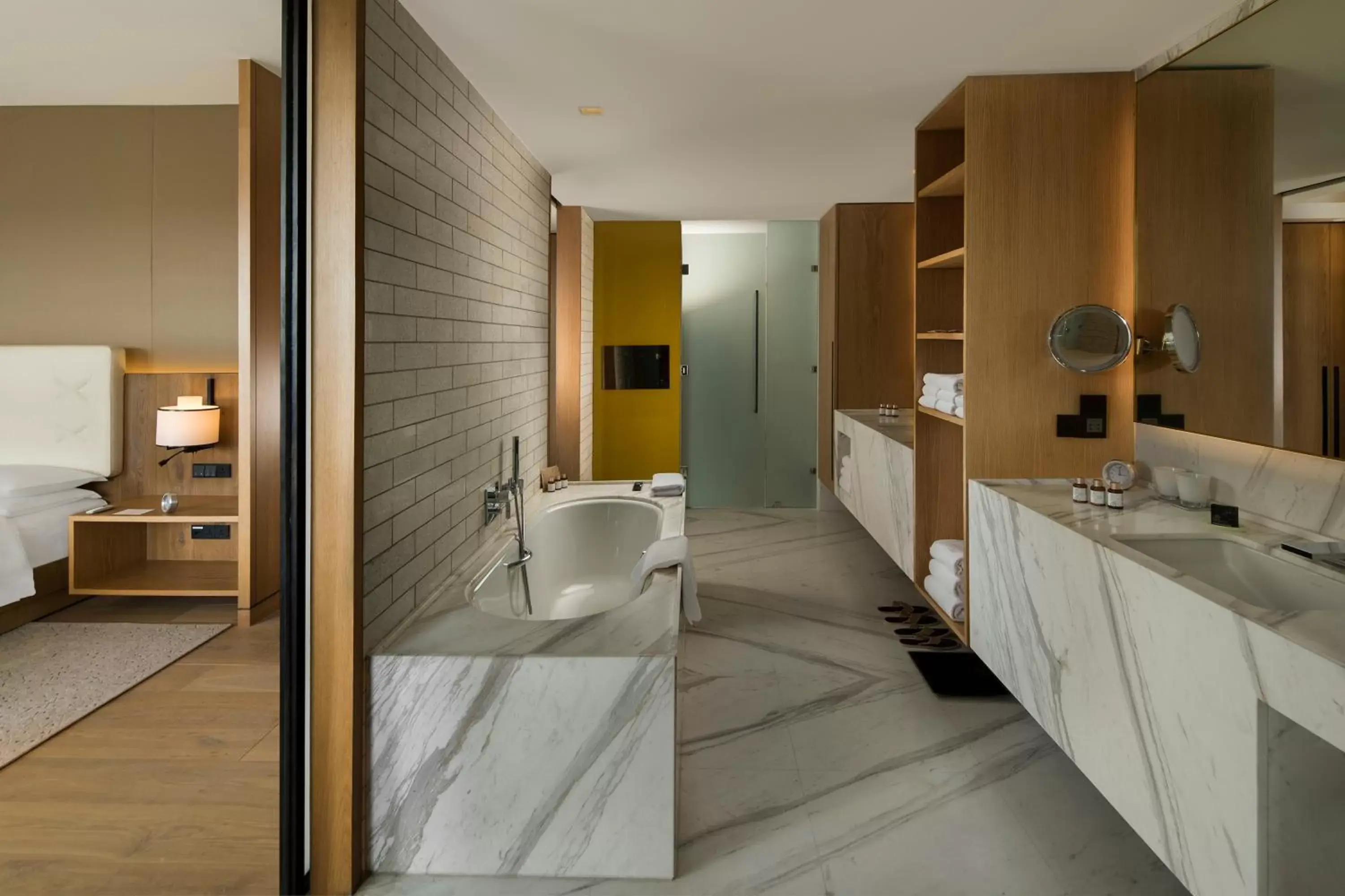 Bathroom in Andaz Delhi Aerocity- Concept by Hyatt