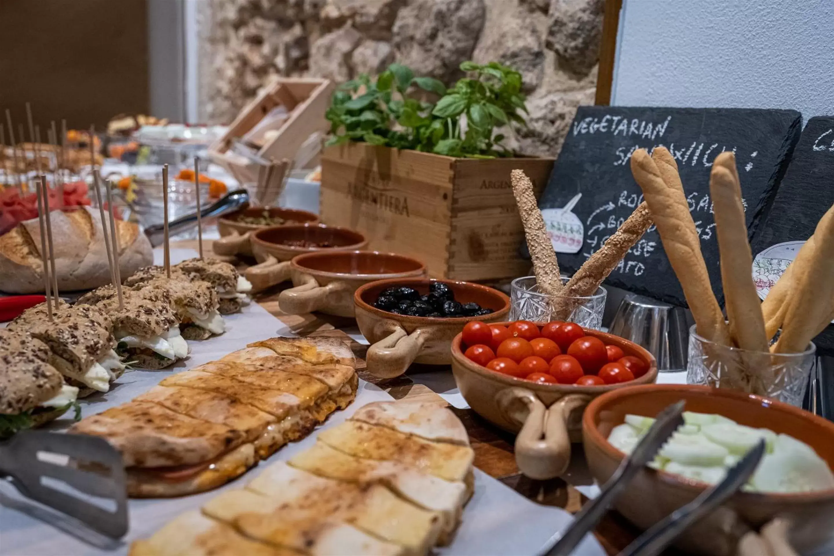 Continental breakfast in Palazzo Gilistro