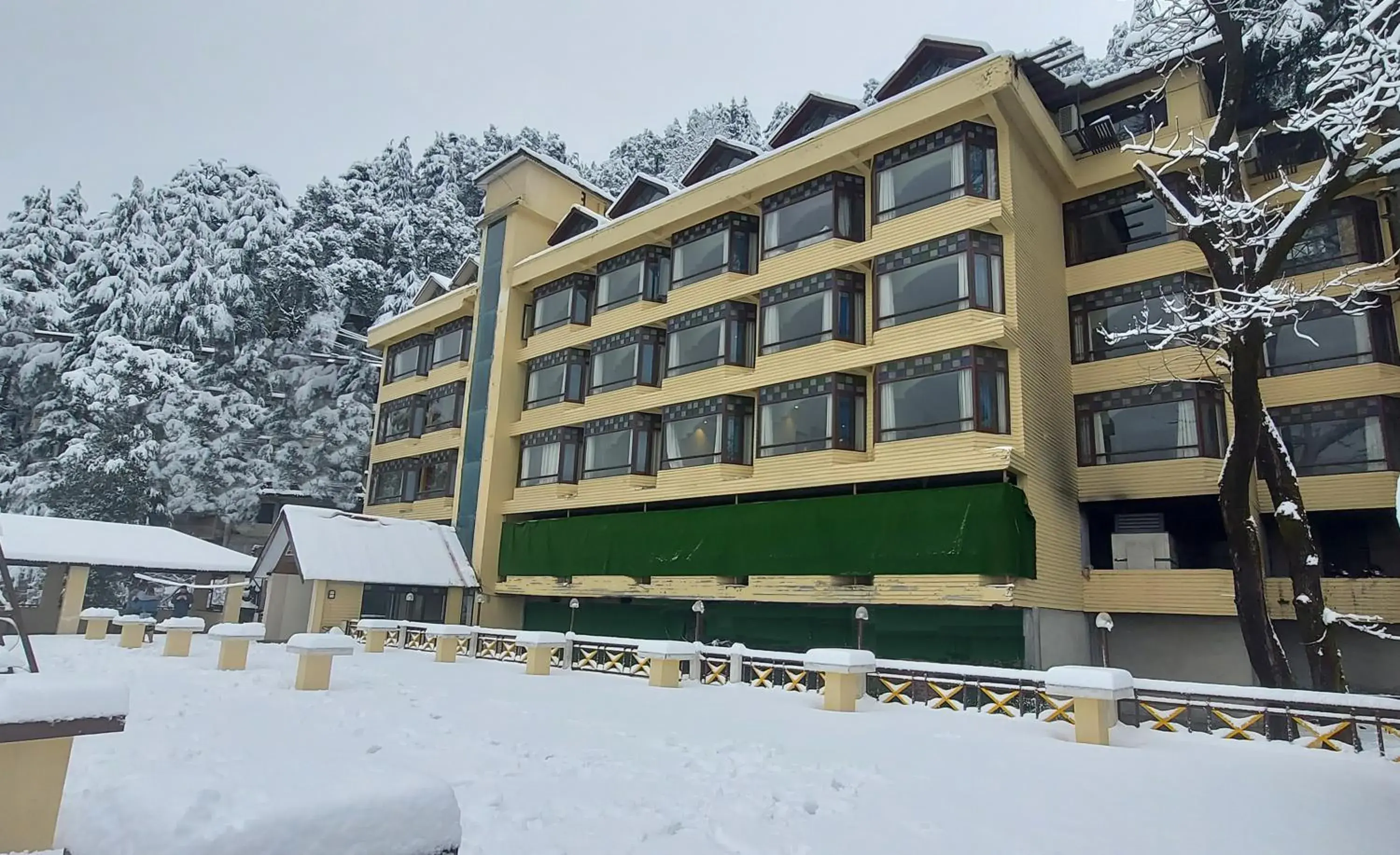 Facade/entrance, Winter in Snow Valley Resort