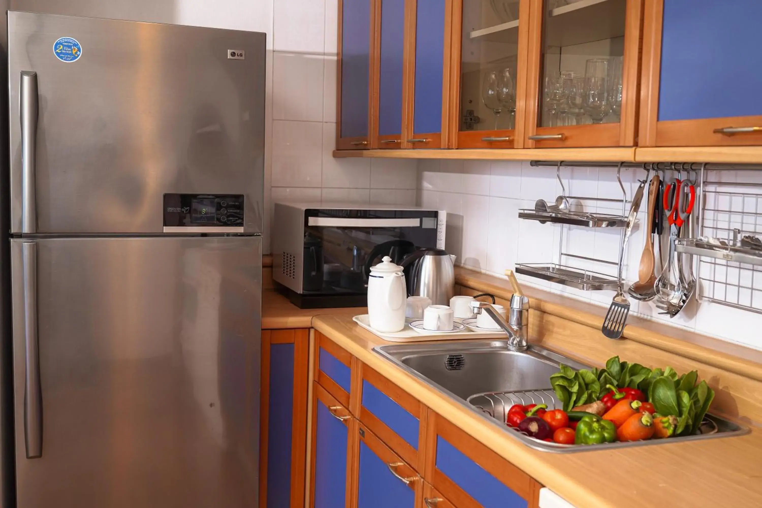 kitchen, Kitchen/Kitchenette in Daeha Serviced Apartment