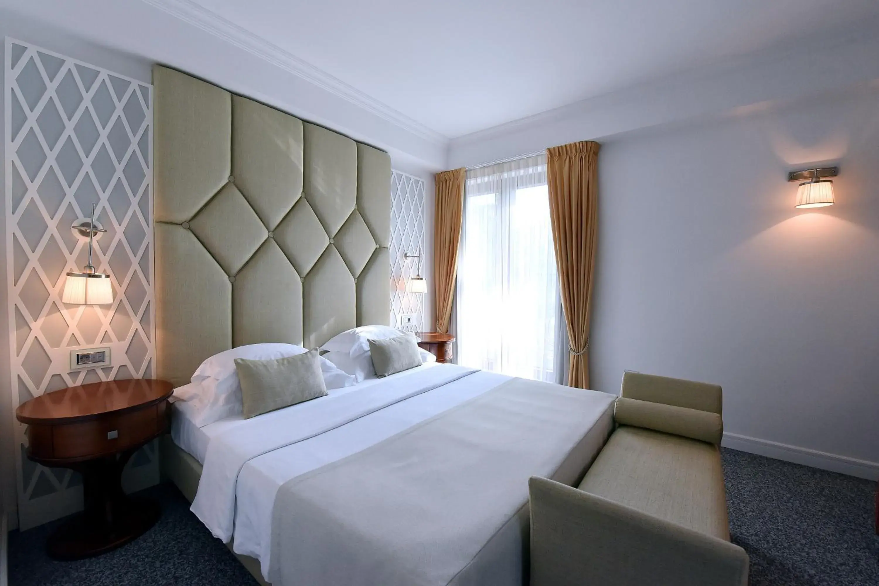 Bed in Hotel Ziya