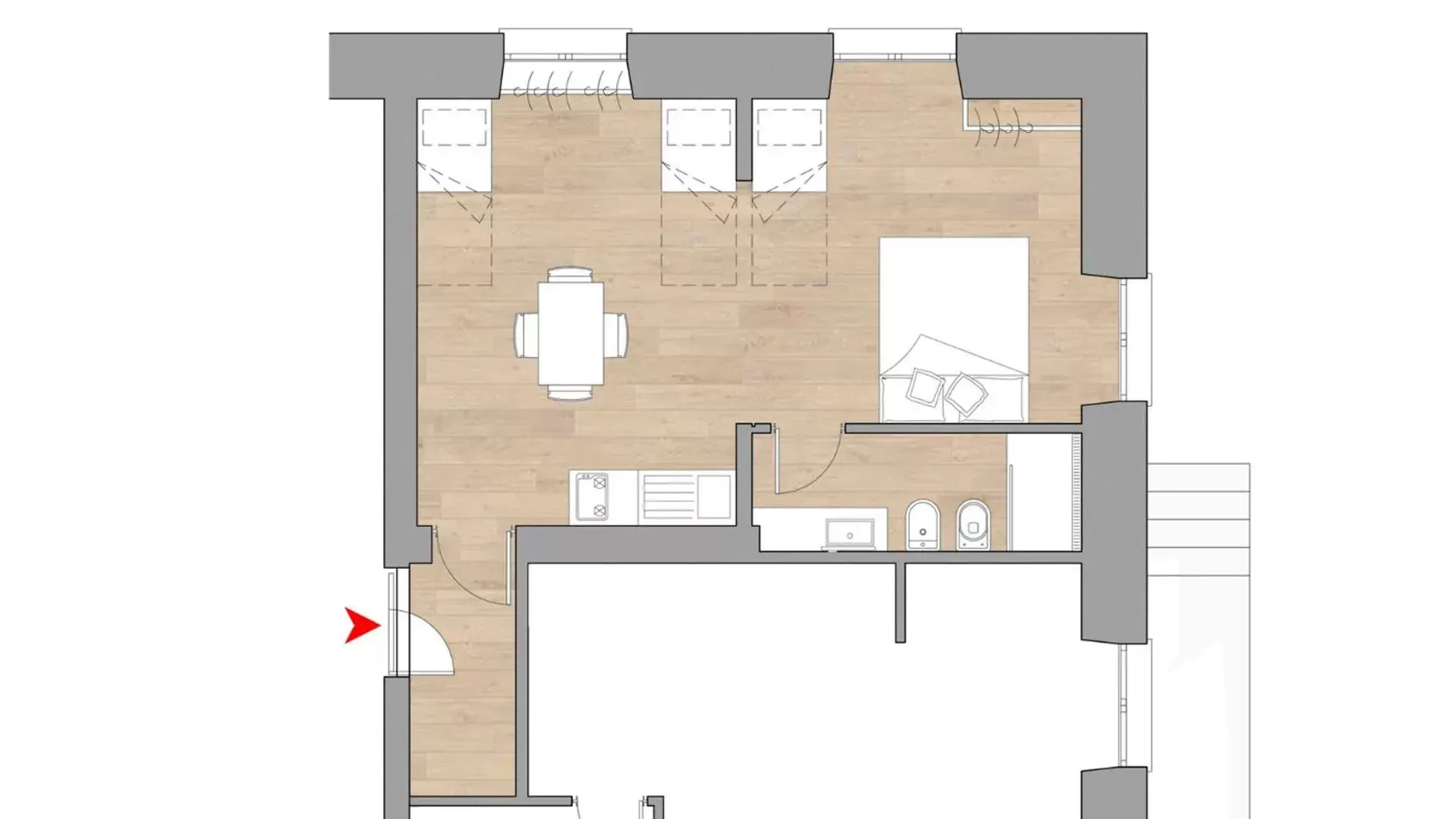 Floor Plan in Il Giardino di Elettra - FreeParking