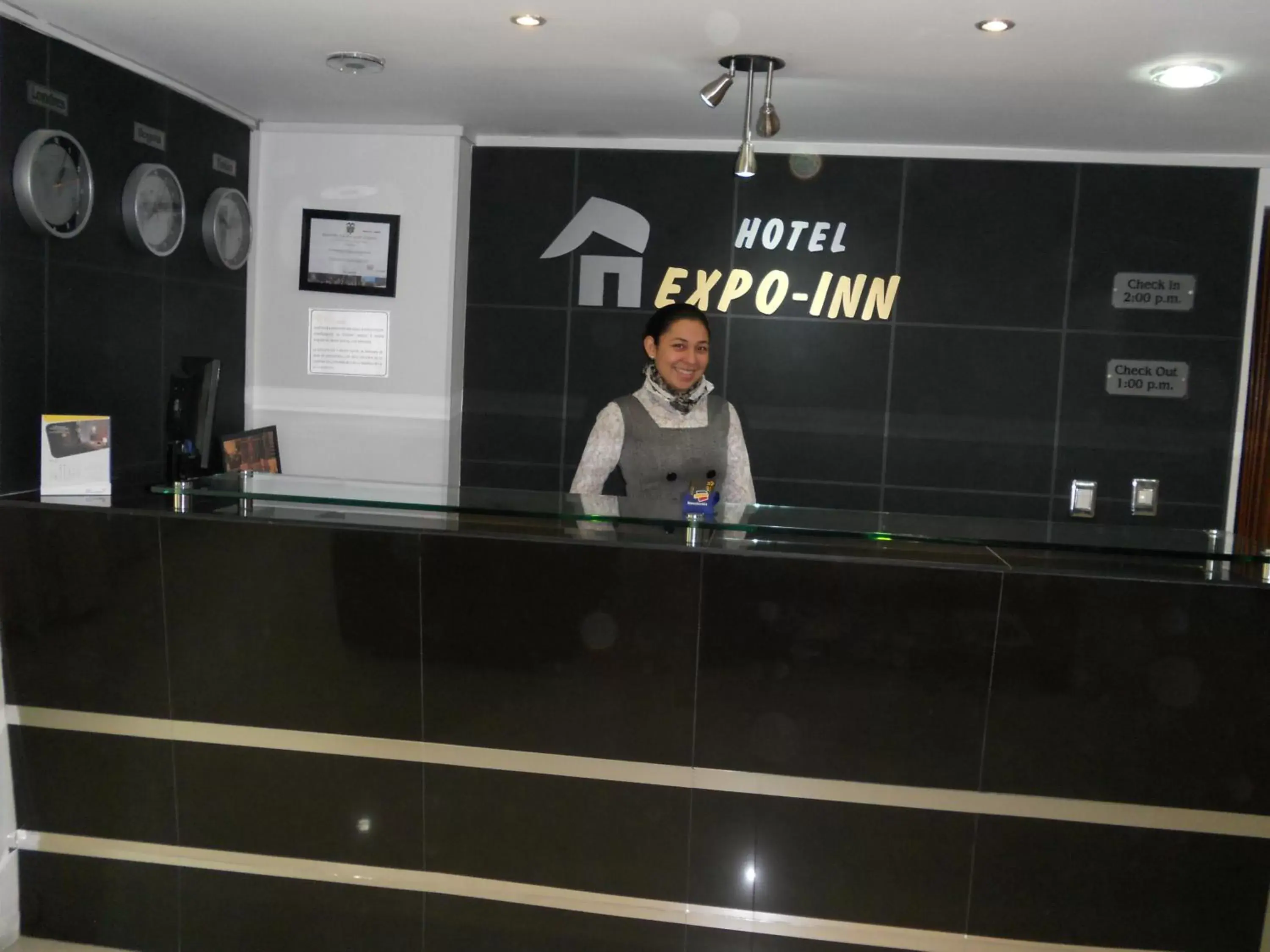 Property logo or sign, Lobby/Reception in Hotel Expo Inn Embajada