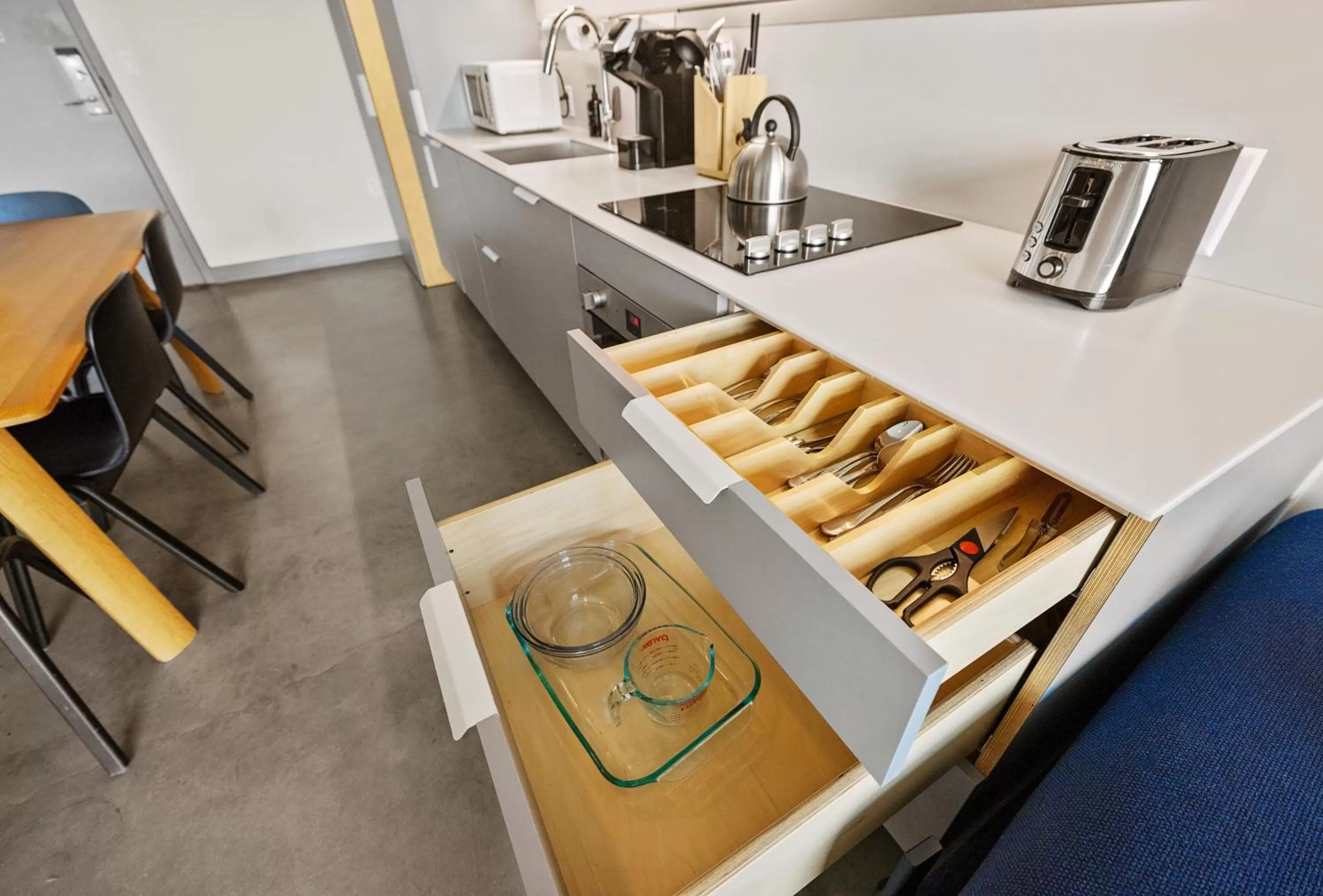 Kitchen or kitchenette in Placemakr Wedgewood-Houston - South Nashville