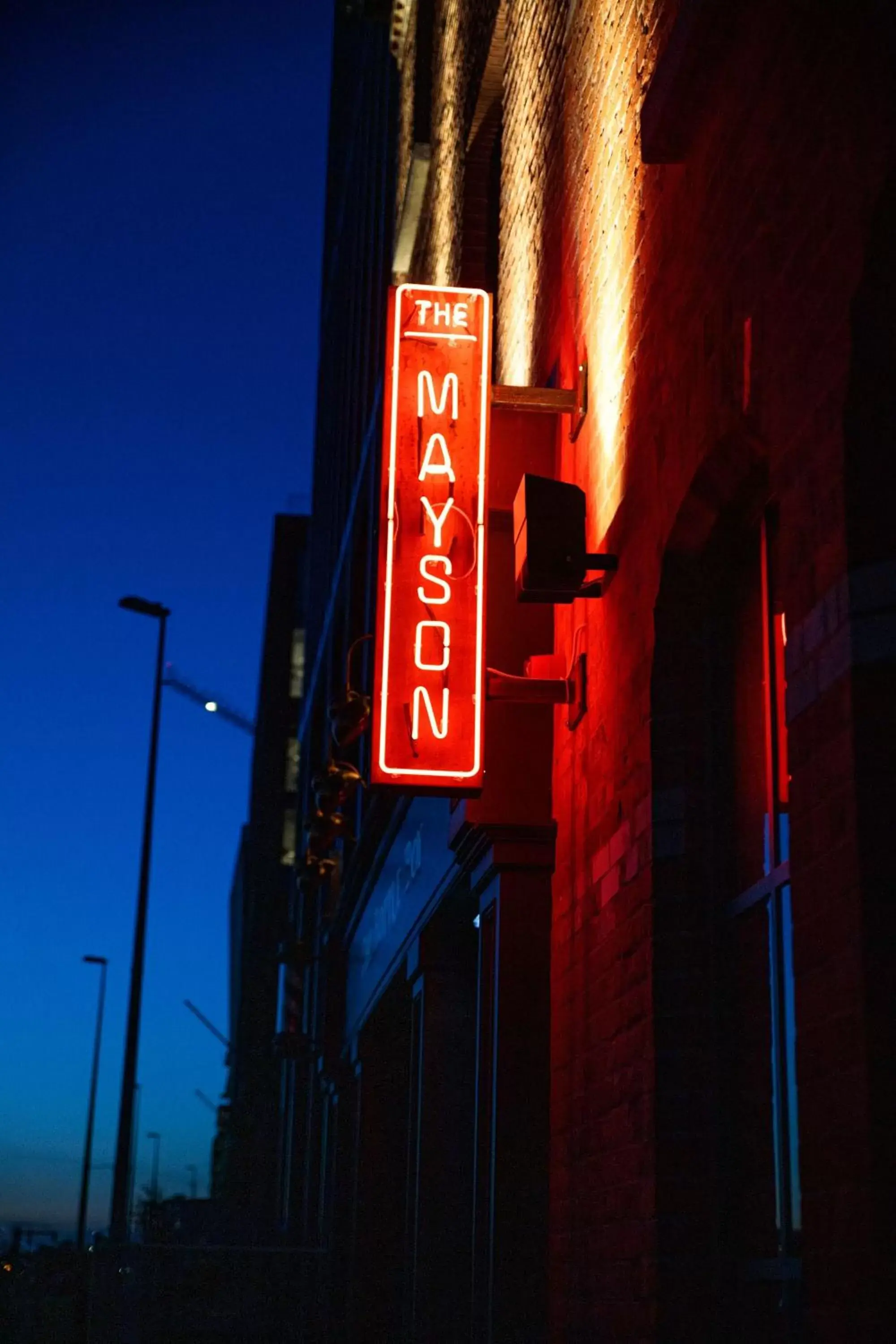 Facade/entrance in The Mayson Facade/entrance in The Mayson