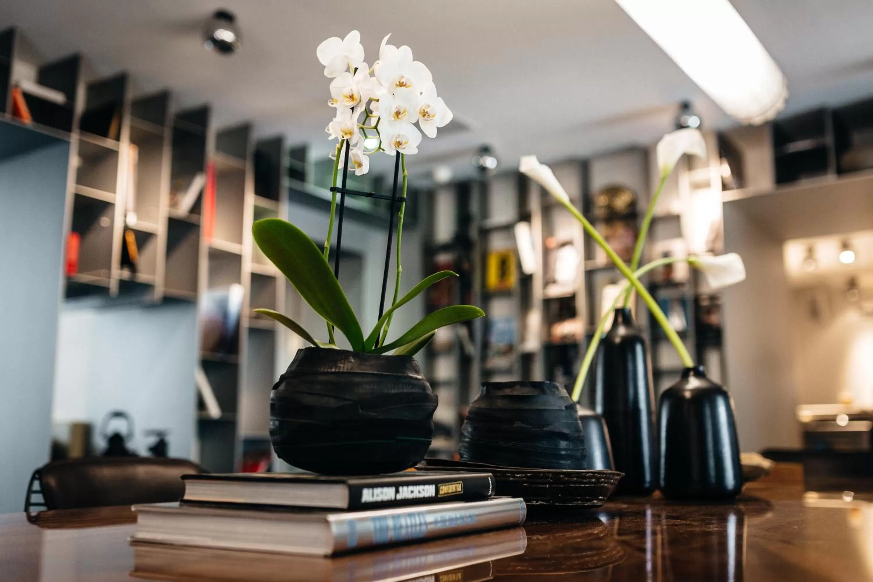 Library in Sir Savigny Hotel, part of Sircle Collection