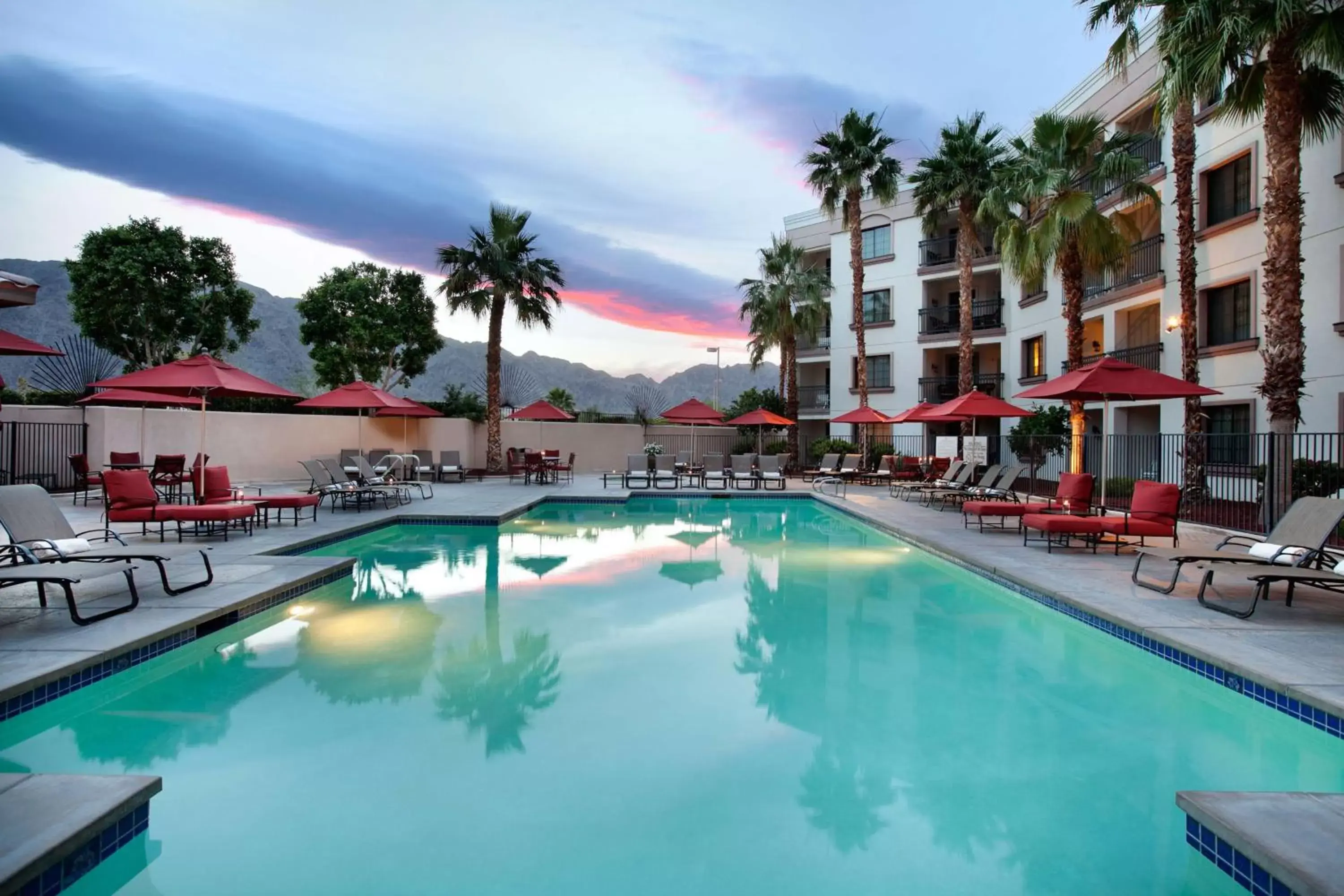 Pool view, Swimming Pool in Embassy Suites La Quinta Hotel & Spa