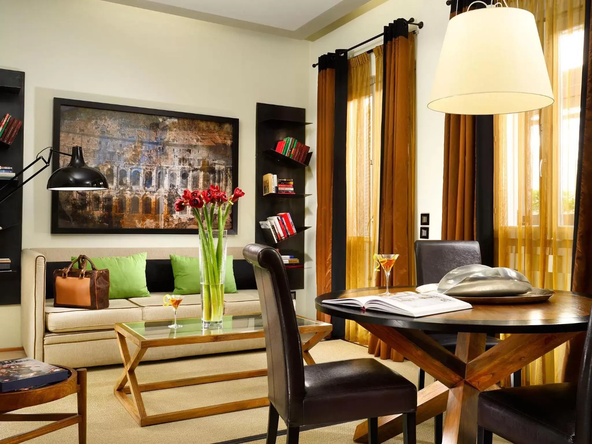 Living room, Dining Area in Babuino 181 - Small Luxury Hotels of the World