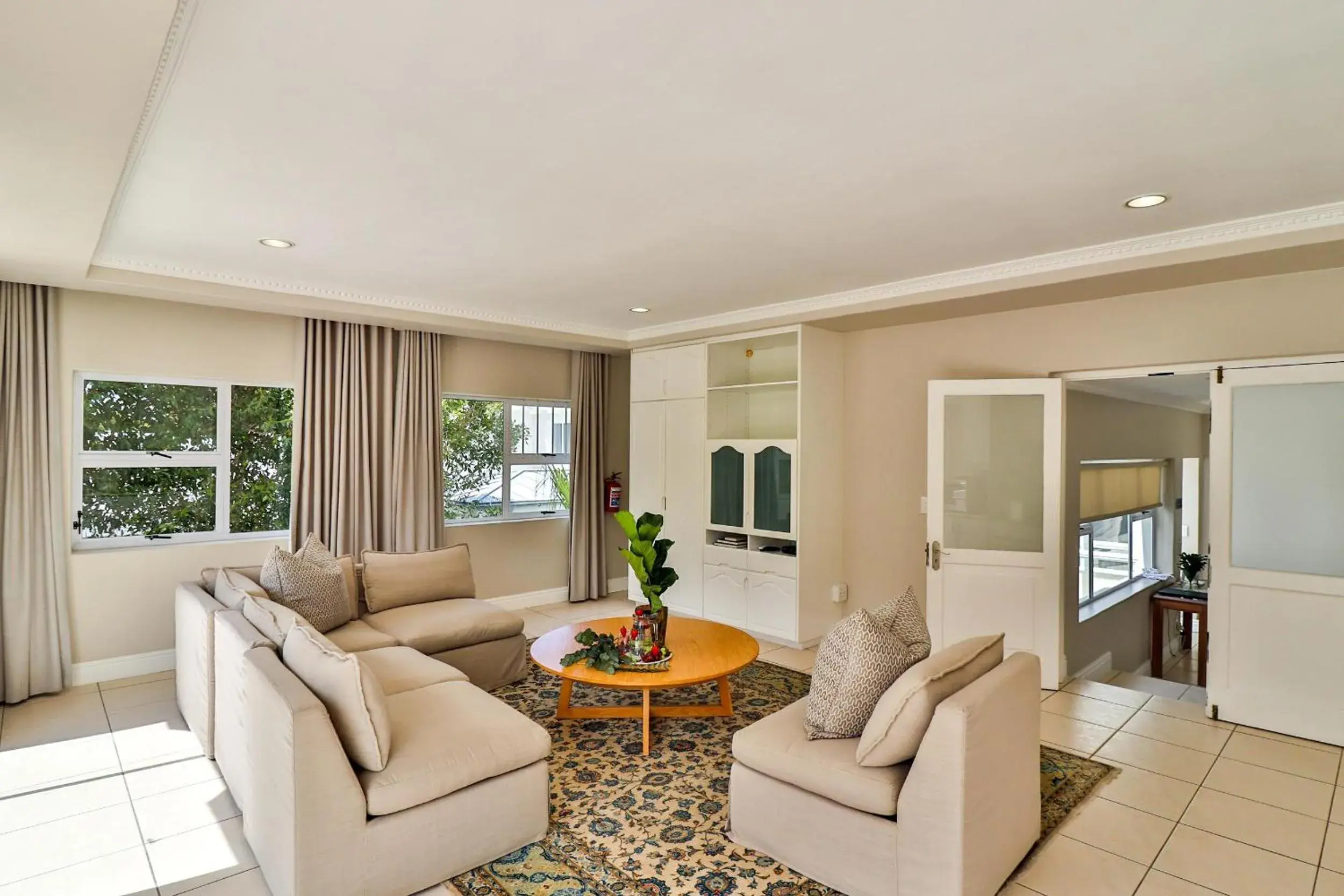 Seating Area in Hermanus Beachfront Lodge