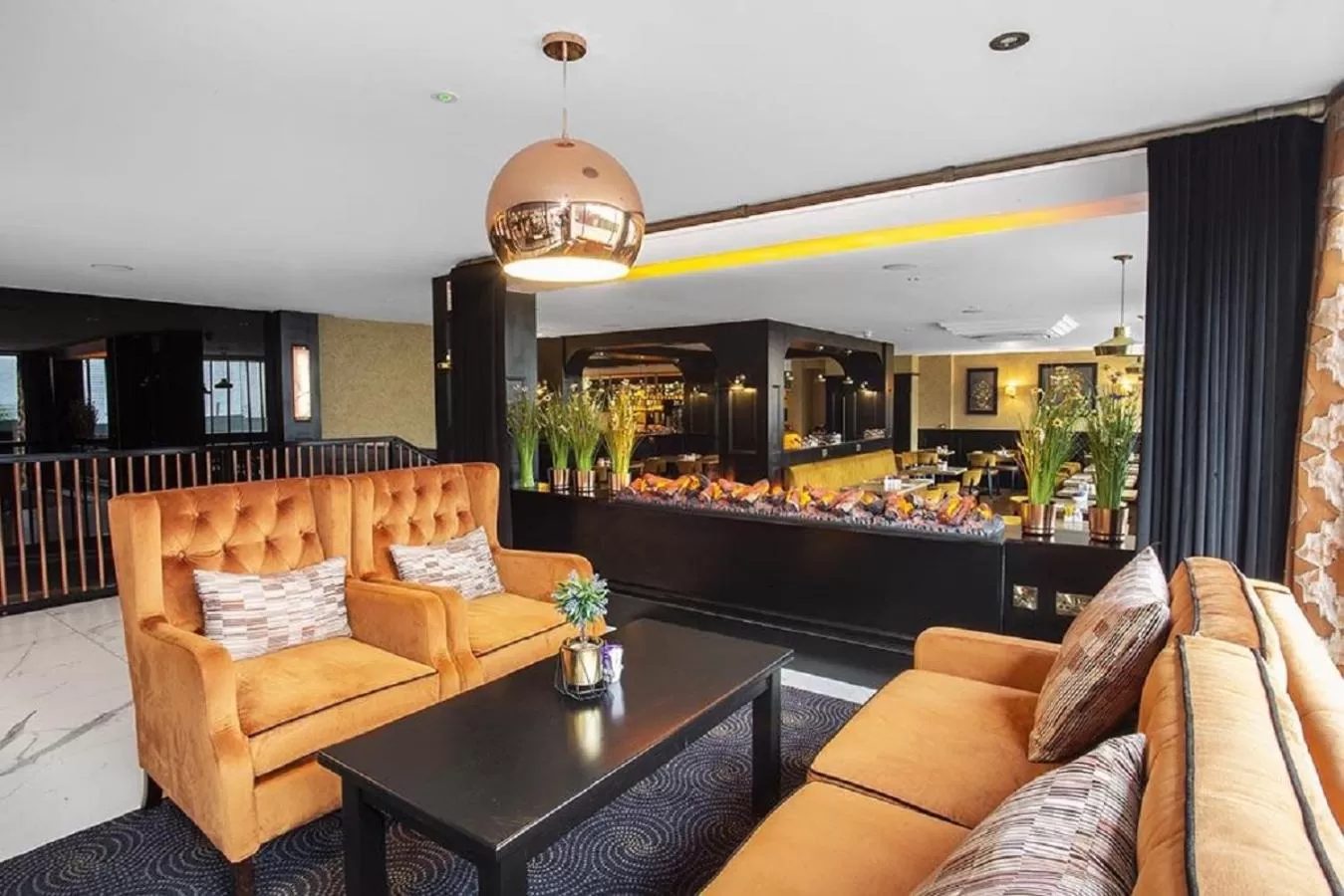 Communal lounge/ TV room in Hotel Imperial Dundalk