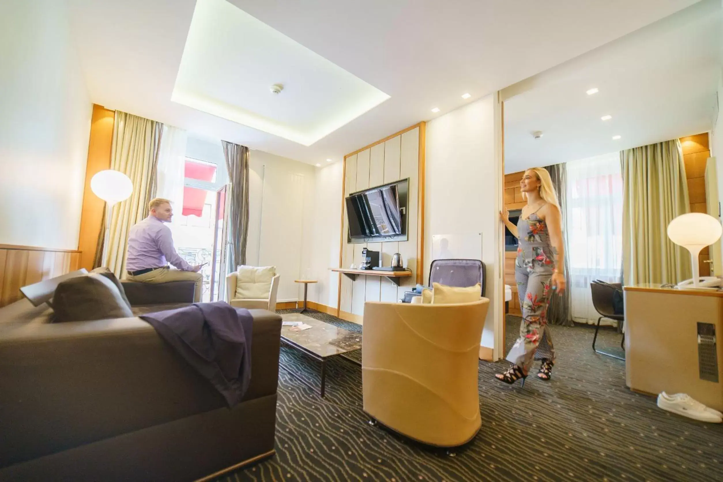 Living room, Seating Area in Hotel St.Gotthard