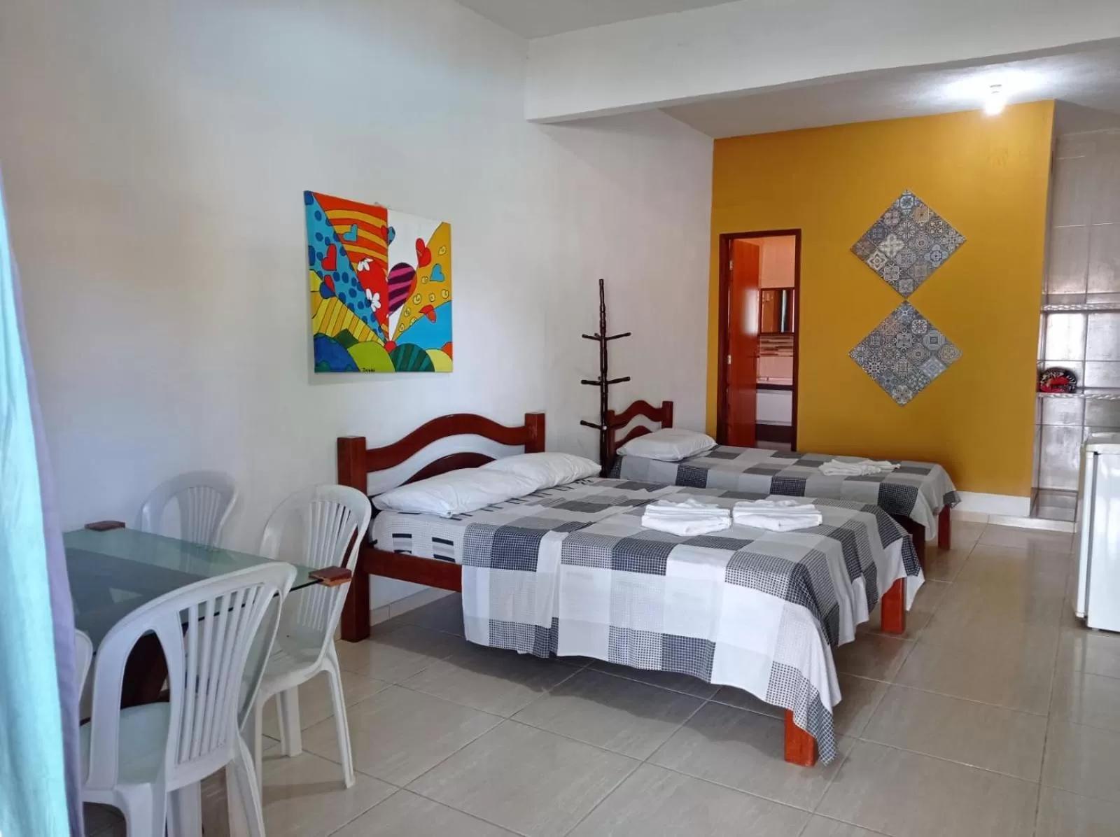 Bedroom, Bed in Pousada Recanto Canaã