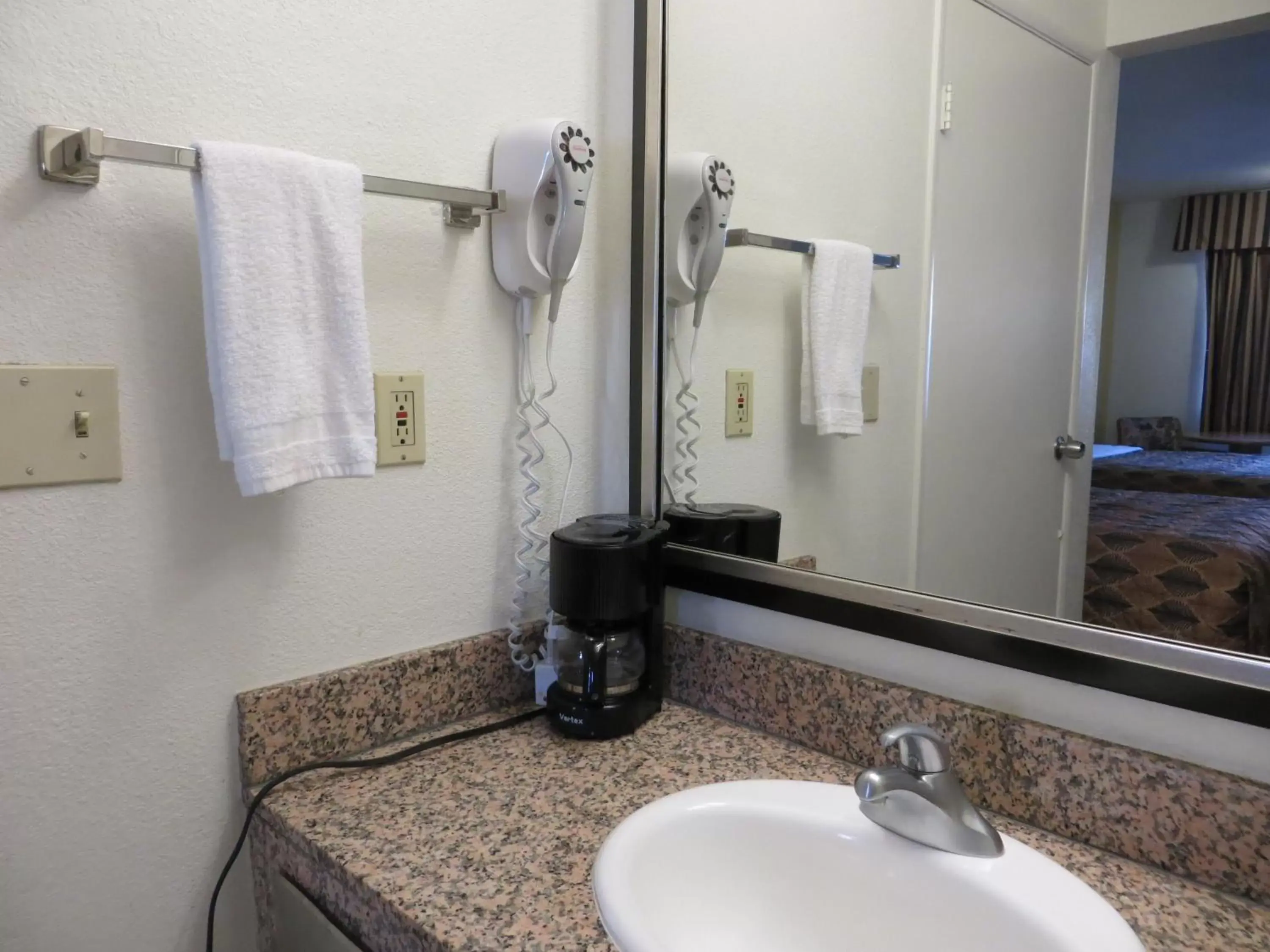 Bathroom in Travelodge by Wyndham Banning Casino and Outlet Mall