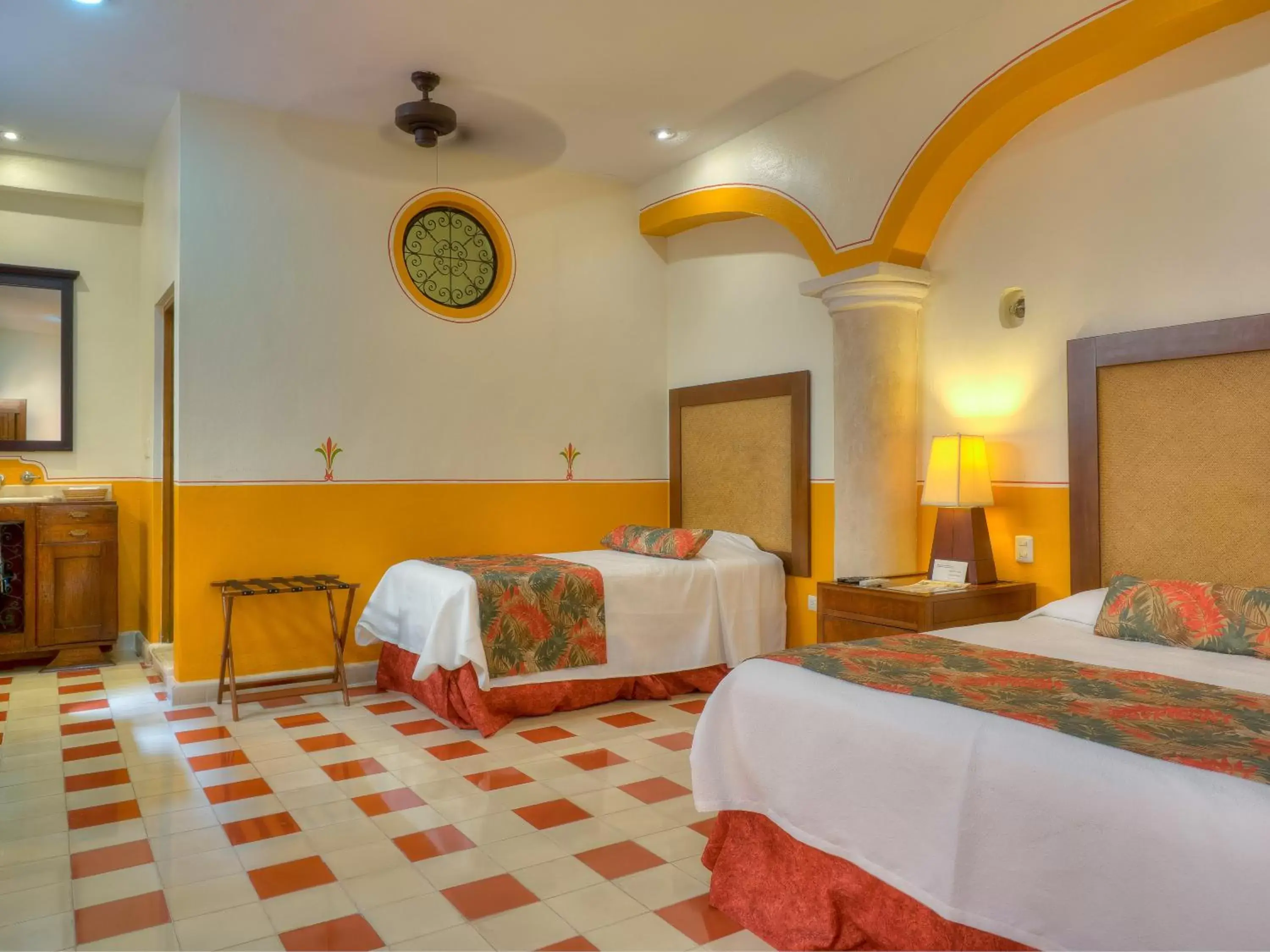 Bed in Hotel Luz en Yucatan