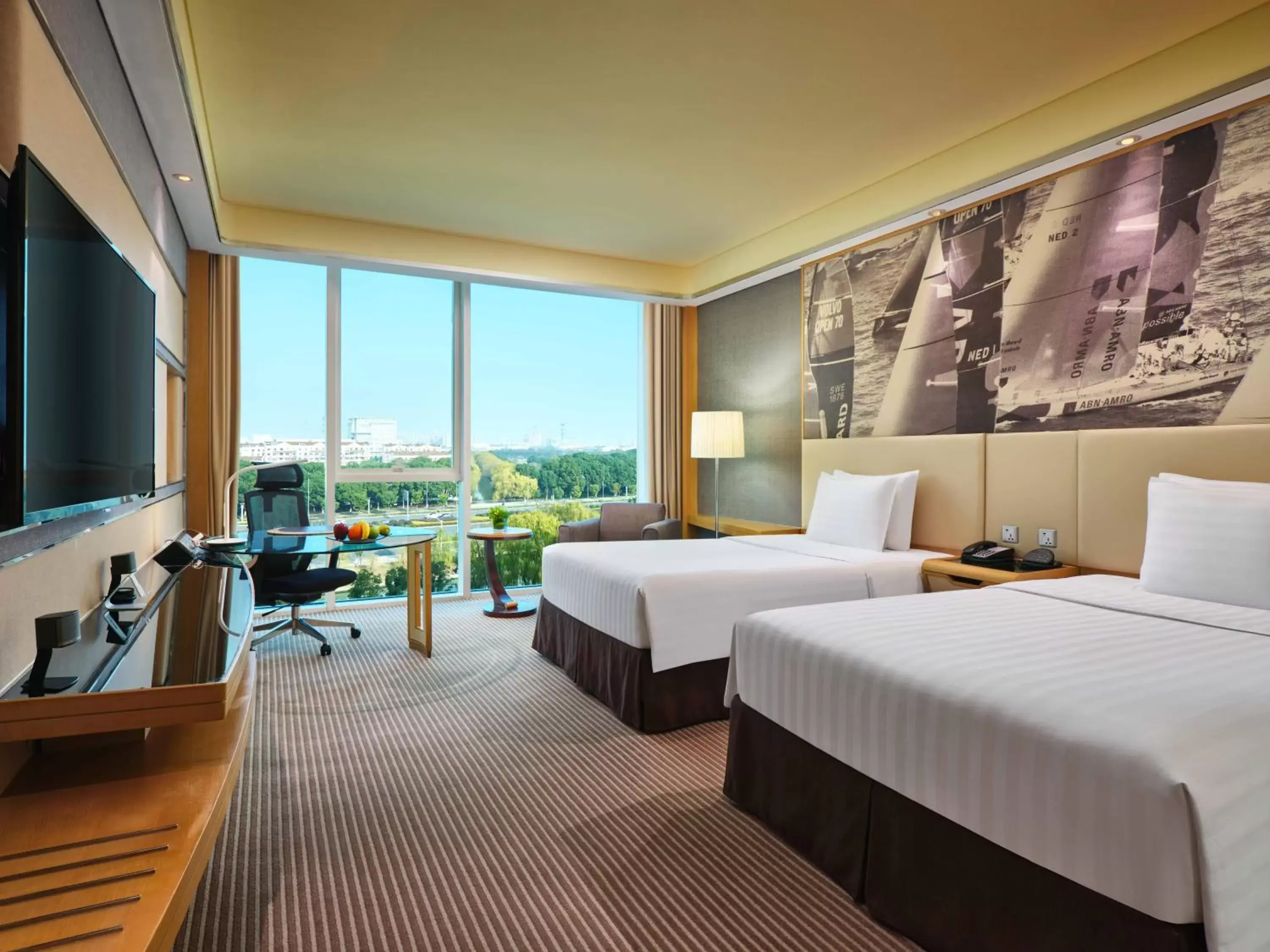Bedroom, Bed in Crowne Plaza Suzhou by IHG Bedroom, Bed in Crowne Plaza Suzhou by IHG