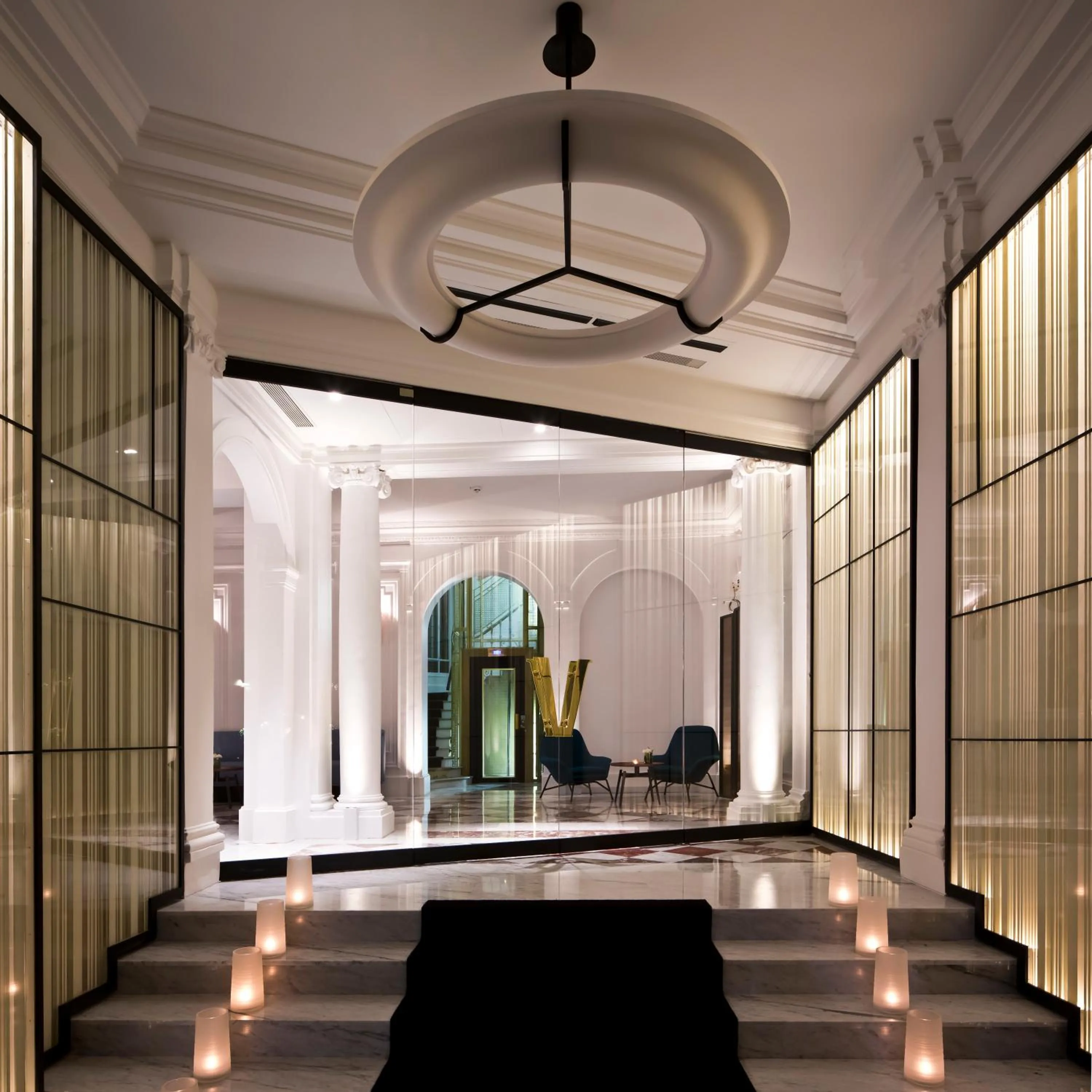 Lobby or reception in Hôtel Vernet Champs Elysées Paris