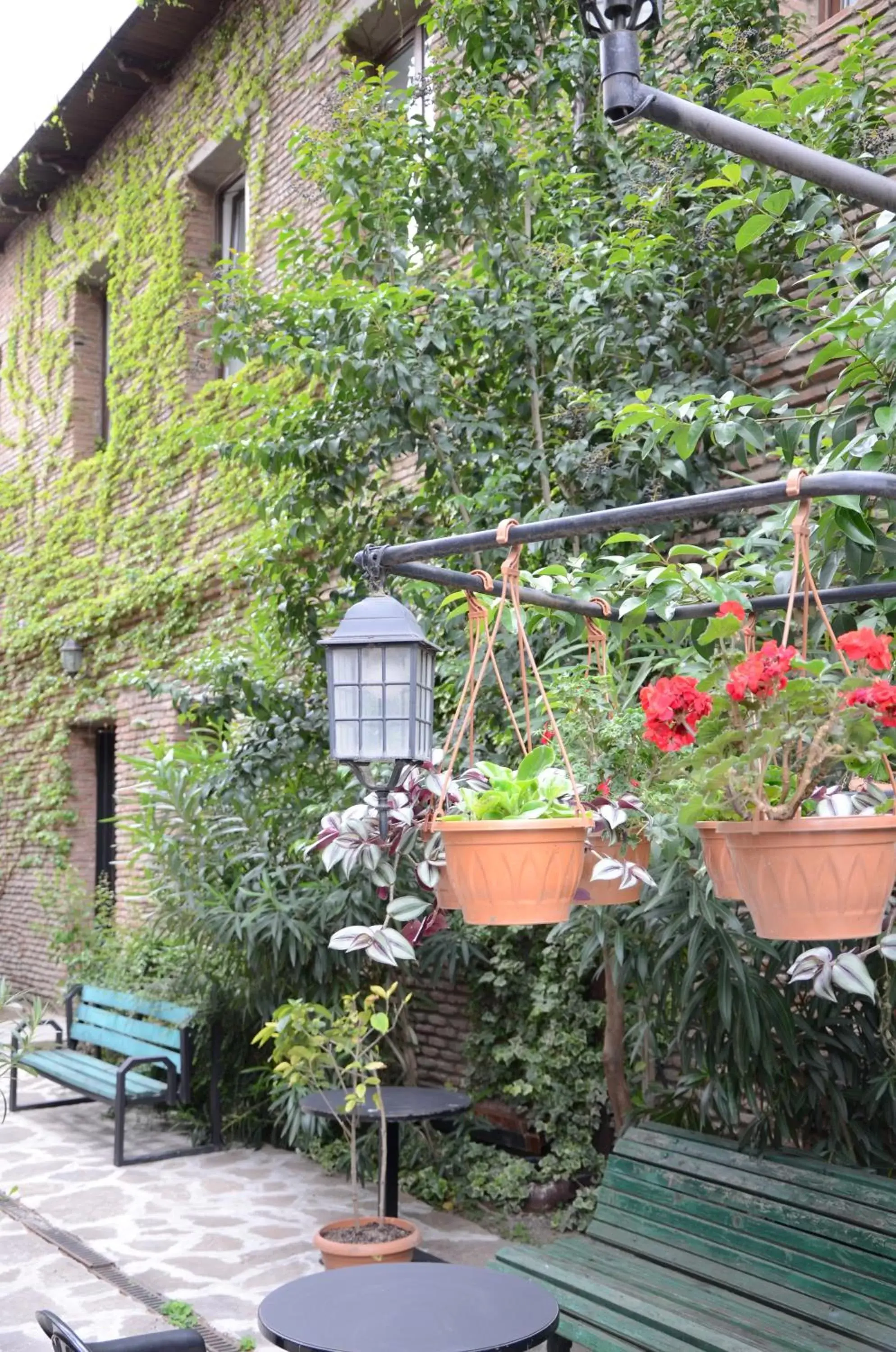 Inner courtyard view in Tiflis Hotel