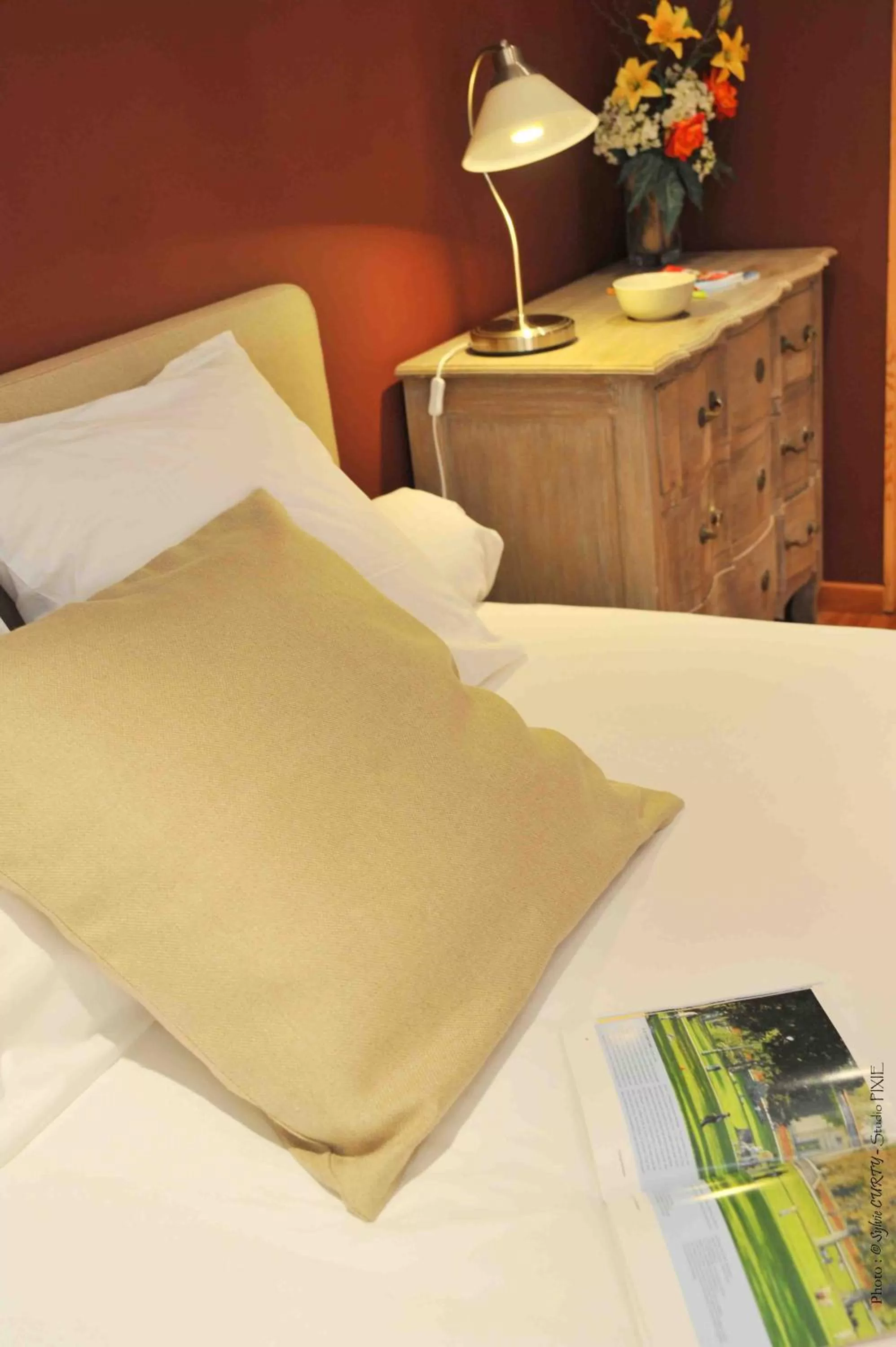 Decorative detail, Bed in Bordeaux Cosy B&B