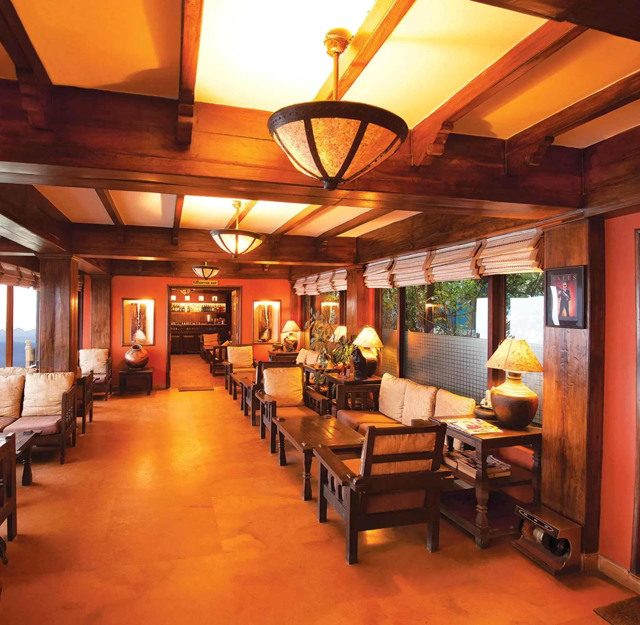 Lobby or reception, Restaurant/Places to Eat in Hotel Country Villa