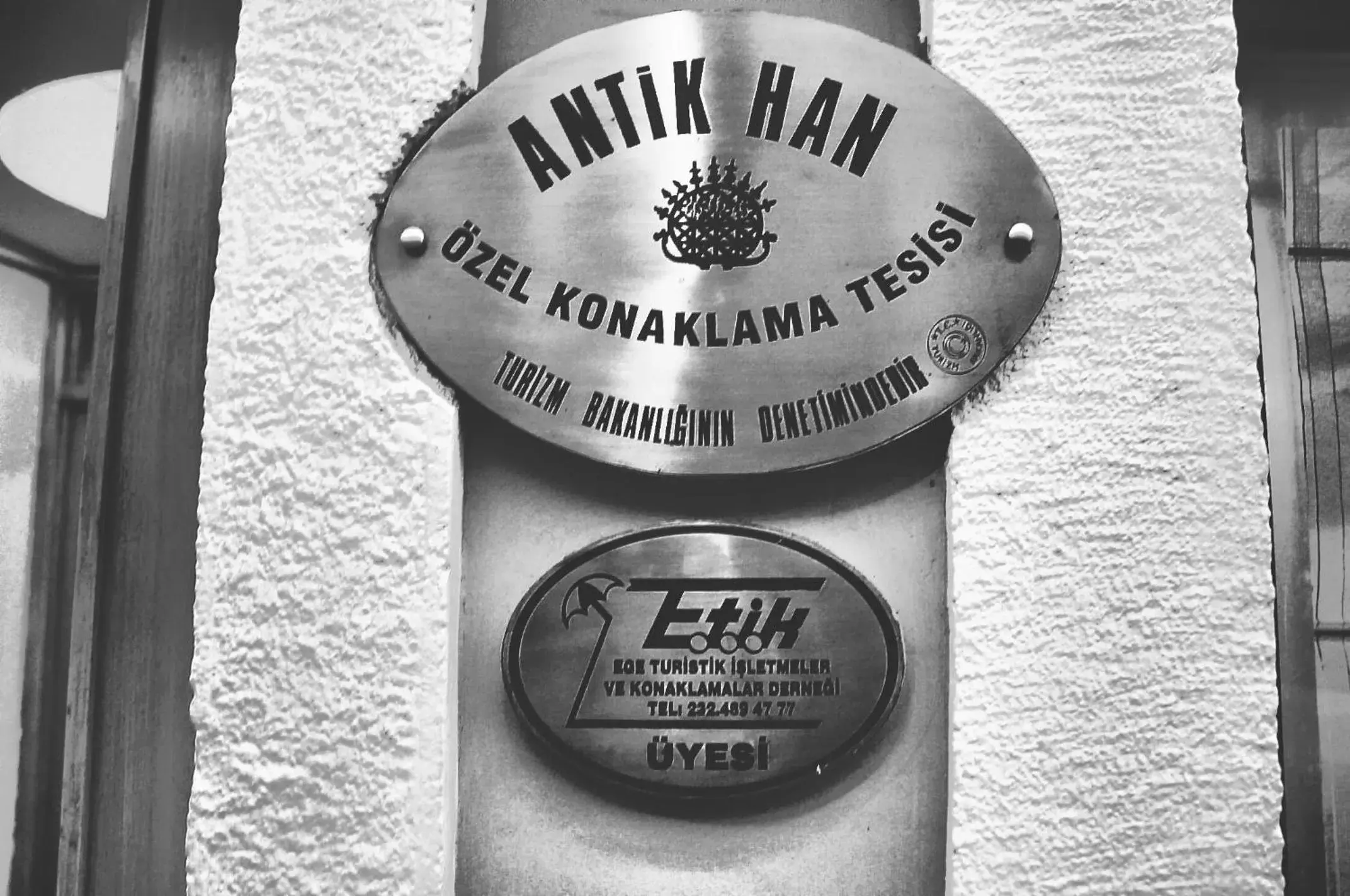 Logo/Certificate/Sign in Antikhan Hotel