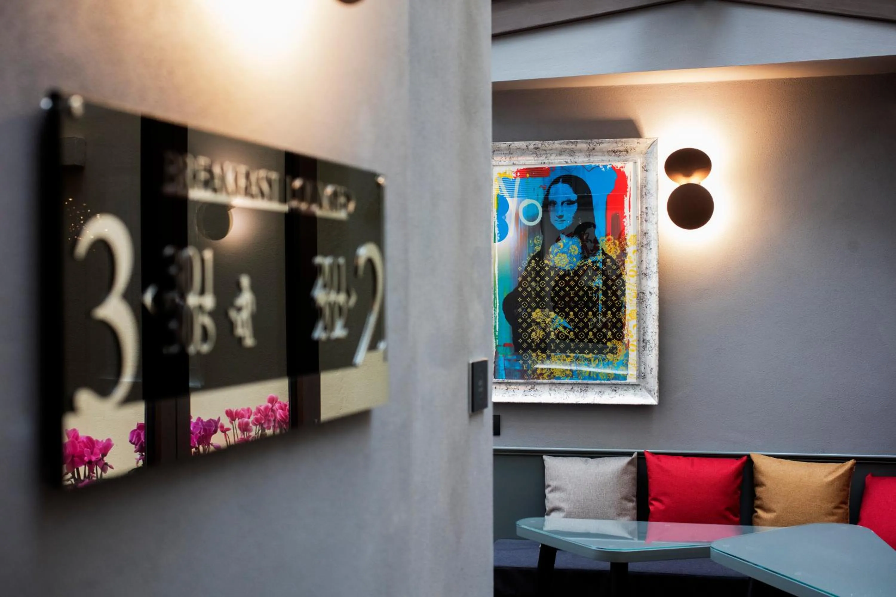 Decorative detail in The Frame Hotel