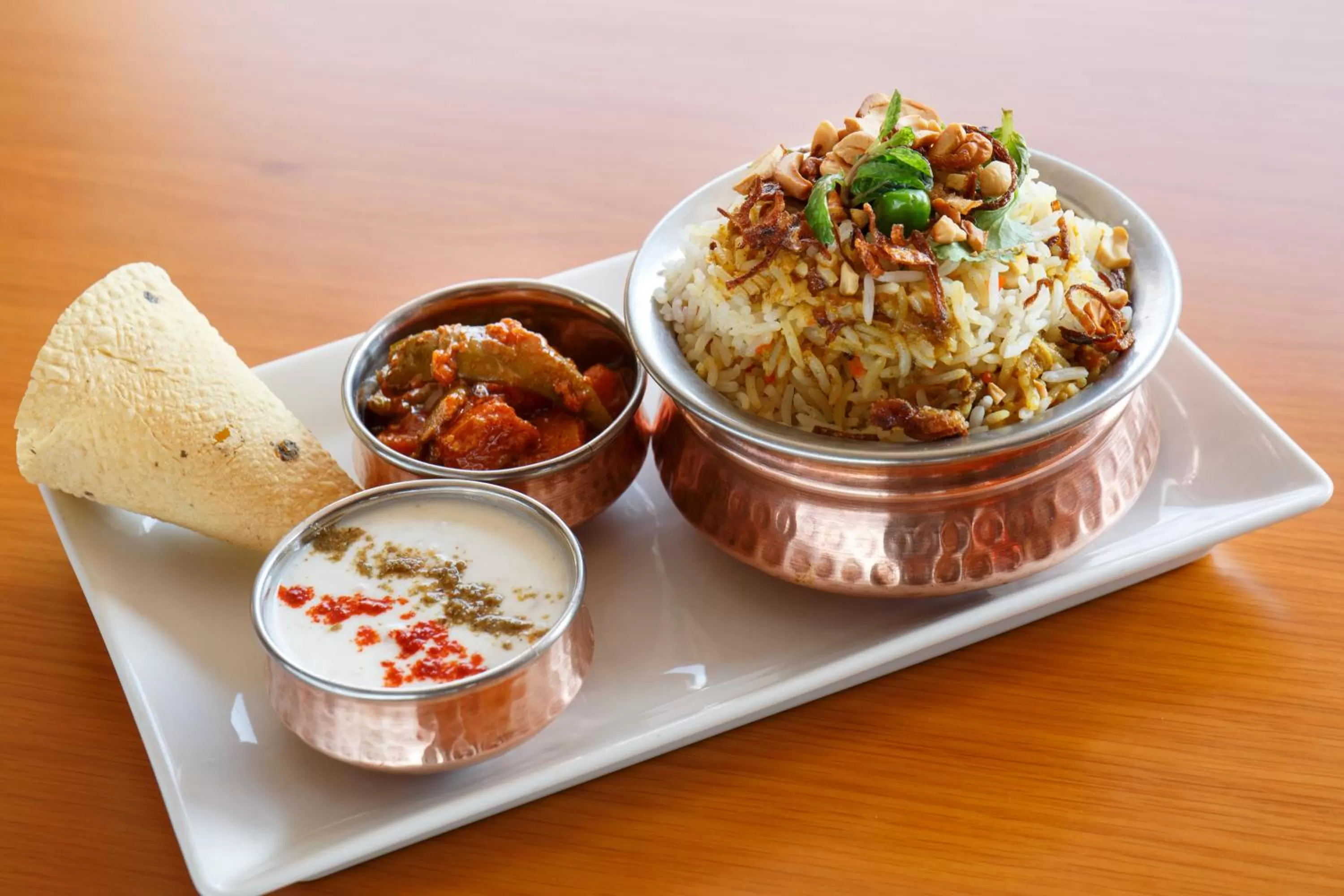 Food close-up in Royal Singi Hotel