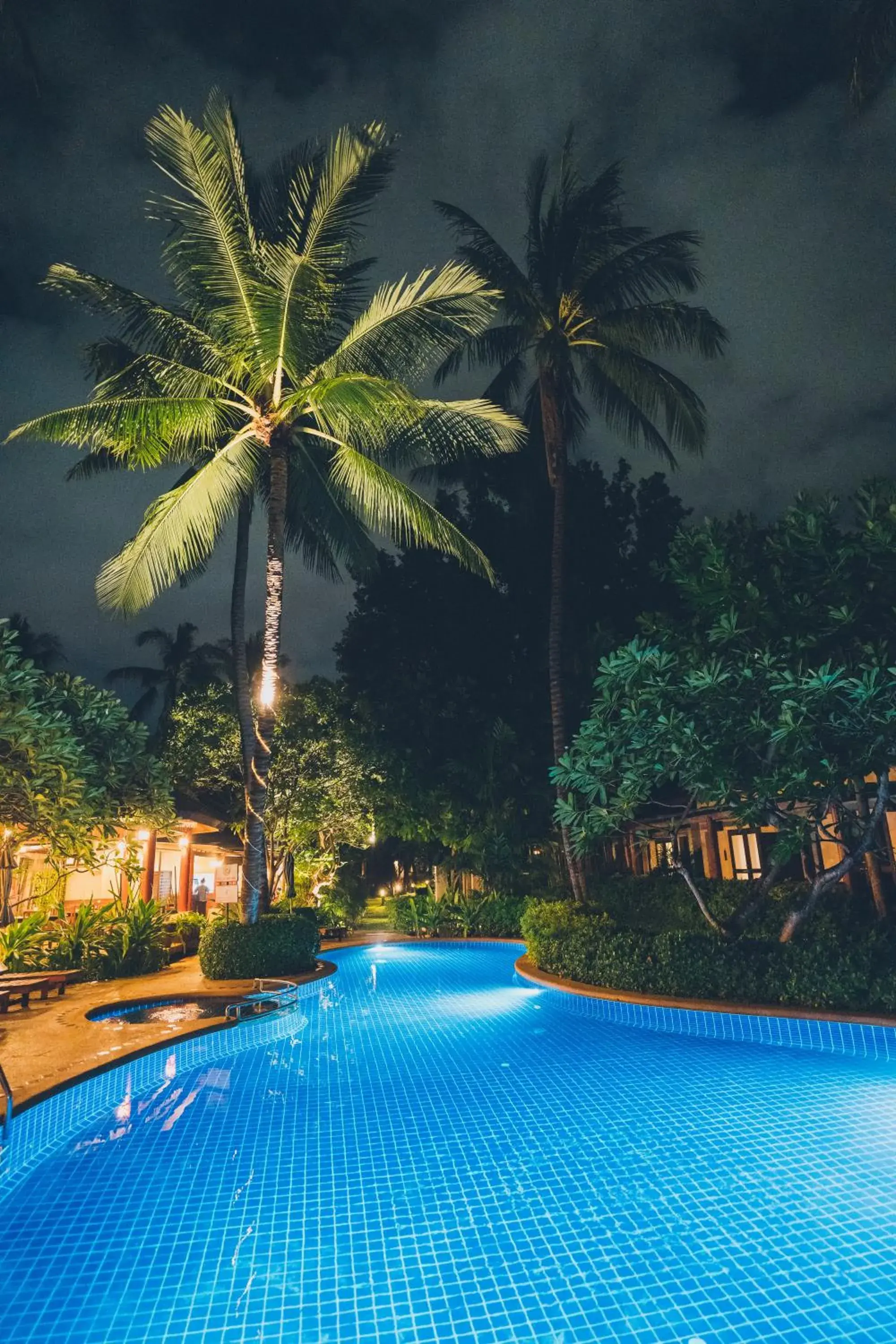 Night, Swimming Pool in Baan Chaweng Beach Resort & Spa - SHA Extra Plus
