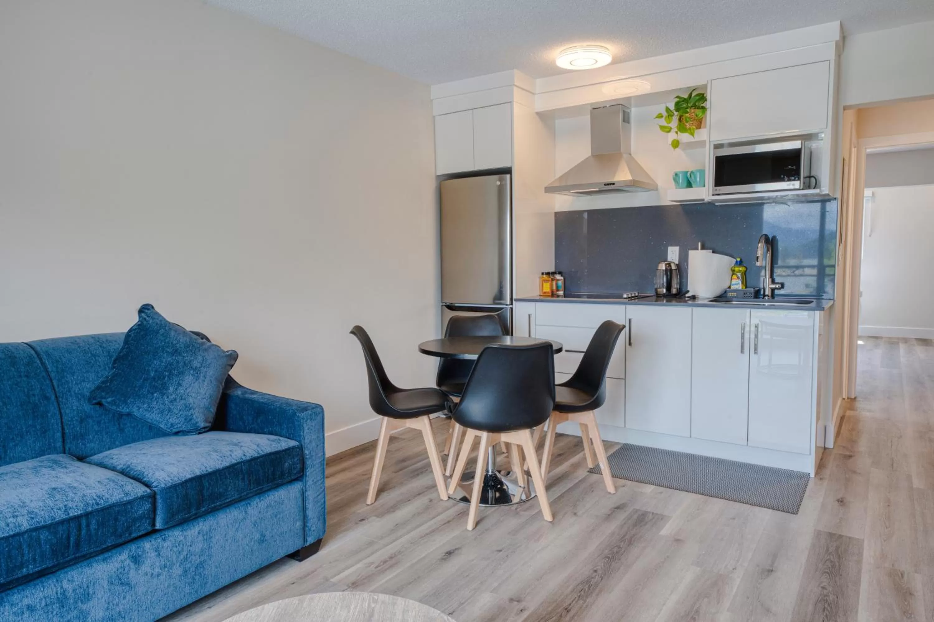 Kitchen or kitchenette in Harrison Grand Motel