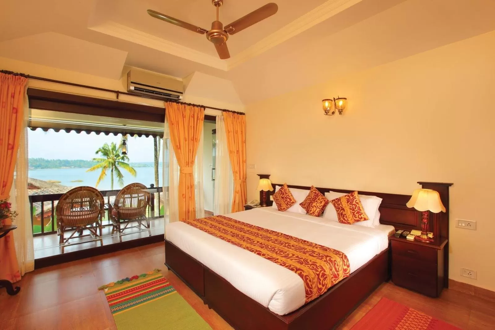 Bedroom, Bed in Fragrant Nature Backwater Resort & Ayurveda Spa Kollam