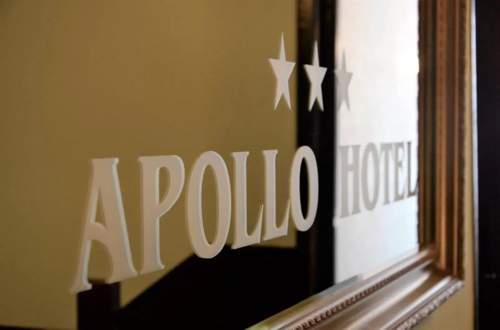 Property Logo/Sign in Apollo Hotel
