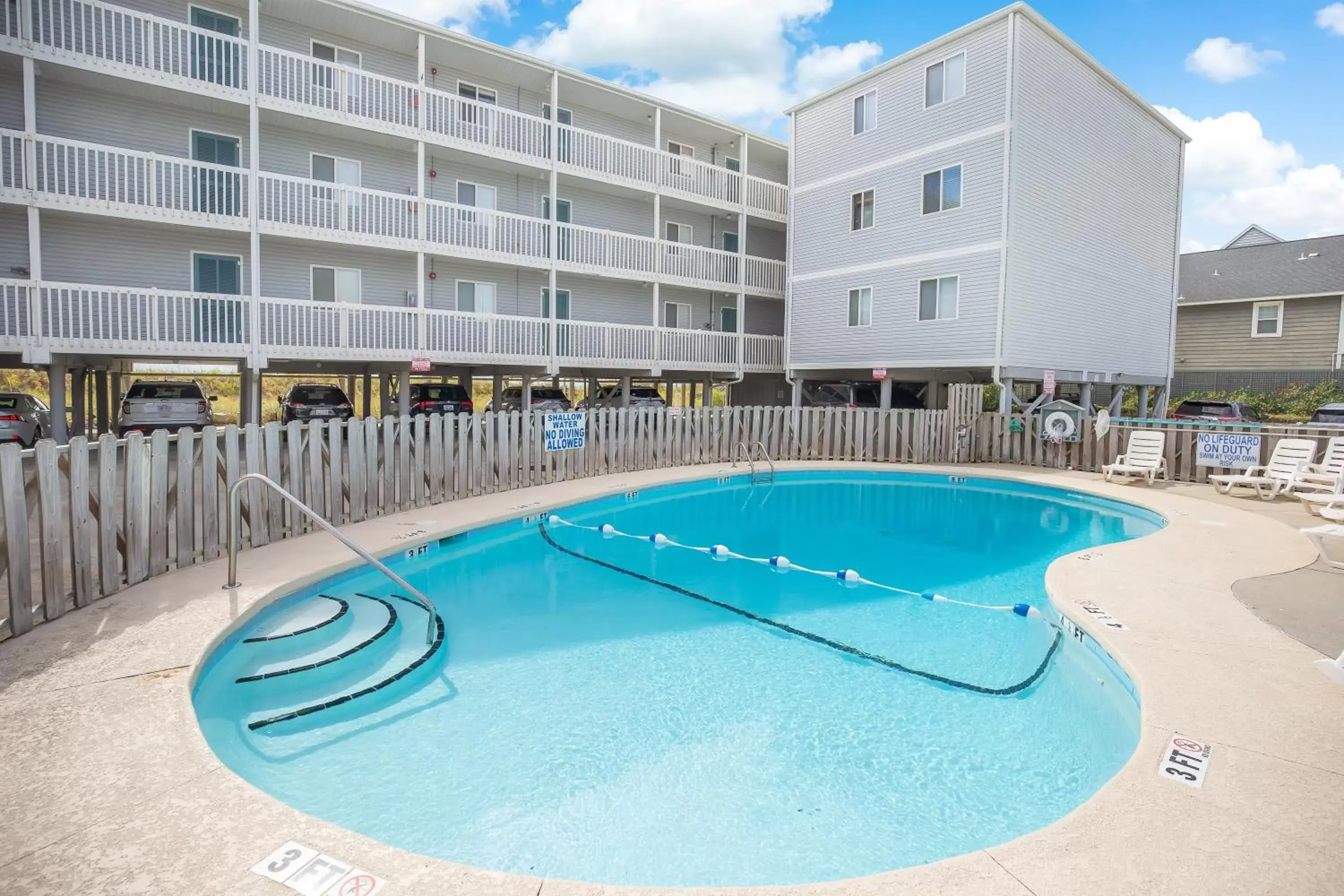 Swimming Pool in 2BR, 2Bath condo Oceanfront Getaway with pool
