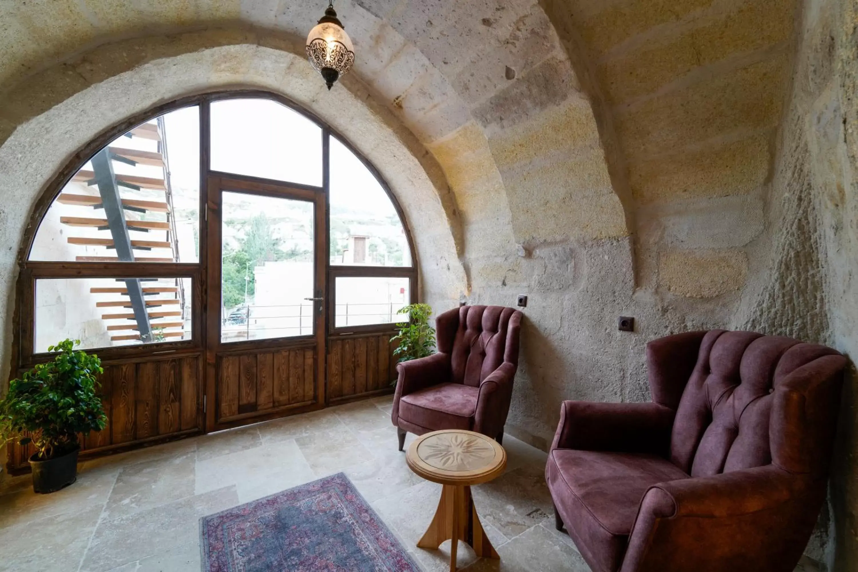 Living room in Göreme Escape Cave Living room in Göreme Escape Cave