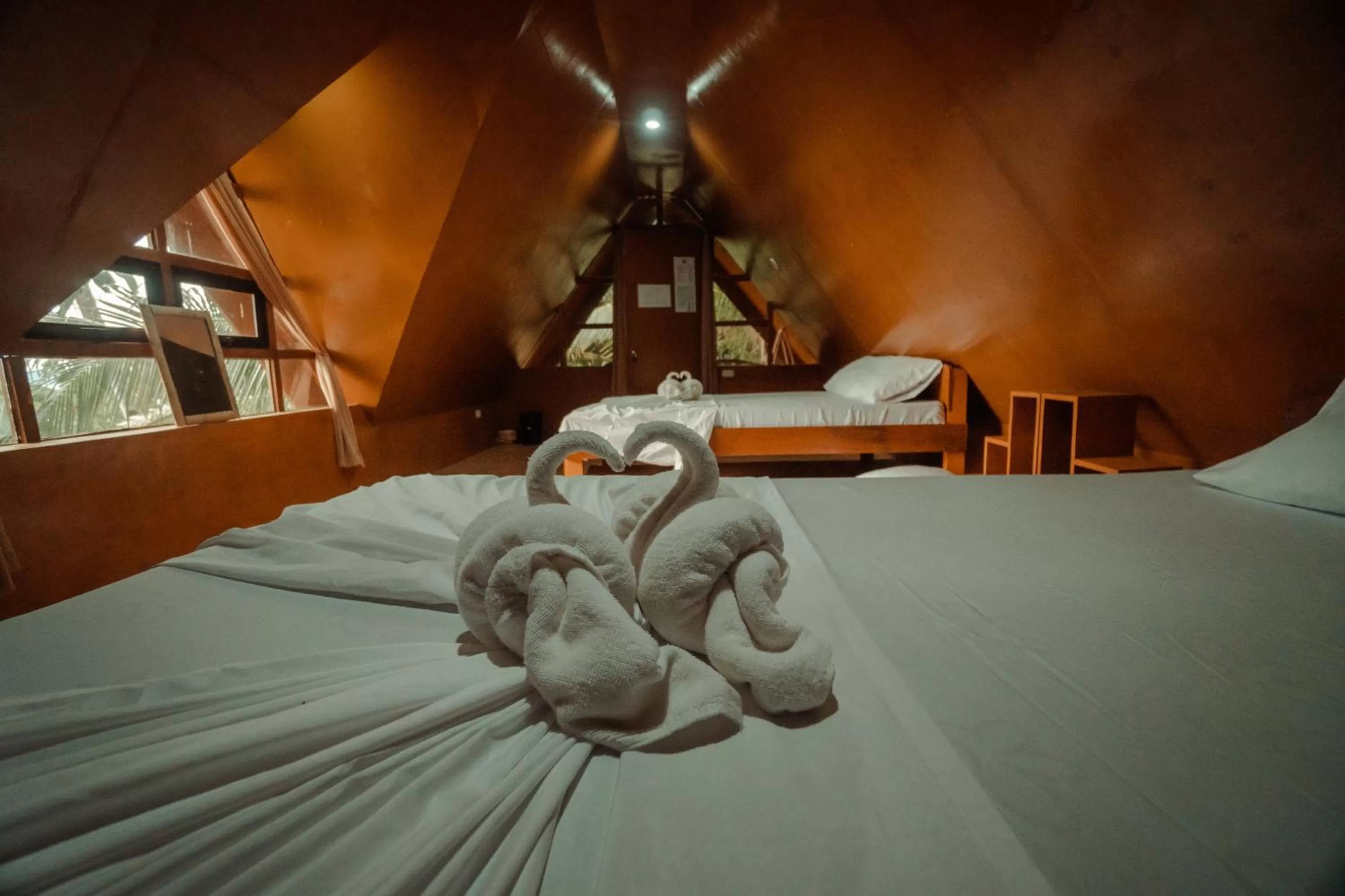 Bed in Cocovana Beach Resort