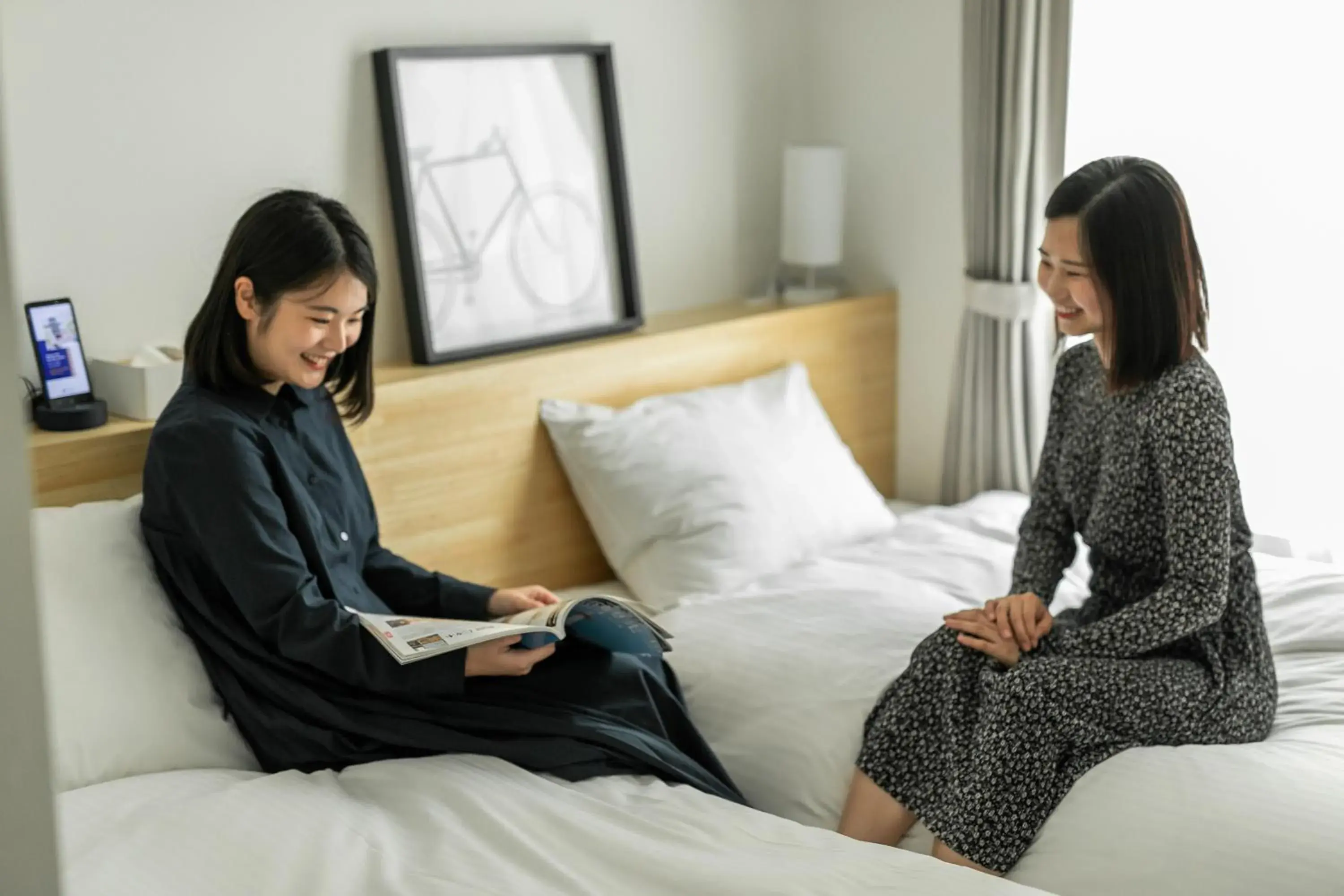 Bed, Guests in IMU Hotel Kyoto