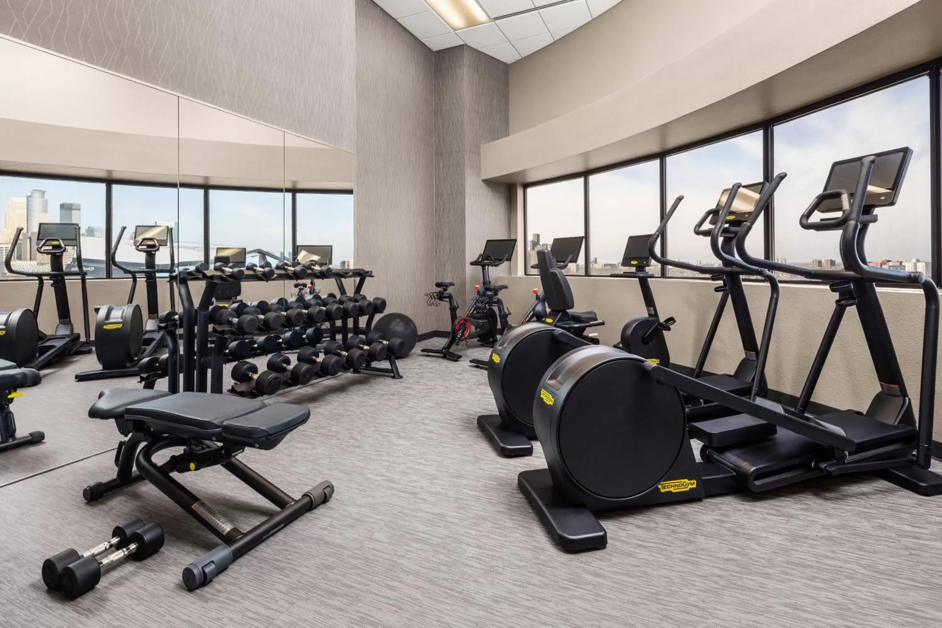 Fitness centre/facilities, Fitness Center/Facilities in Courtyard by Marriott Minneapolis Downtown