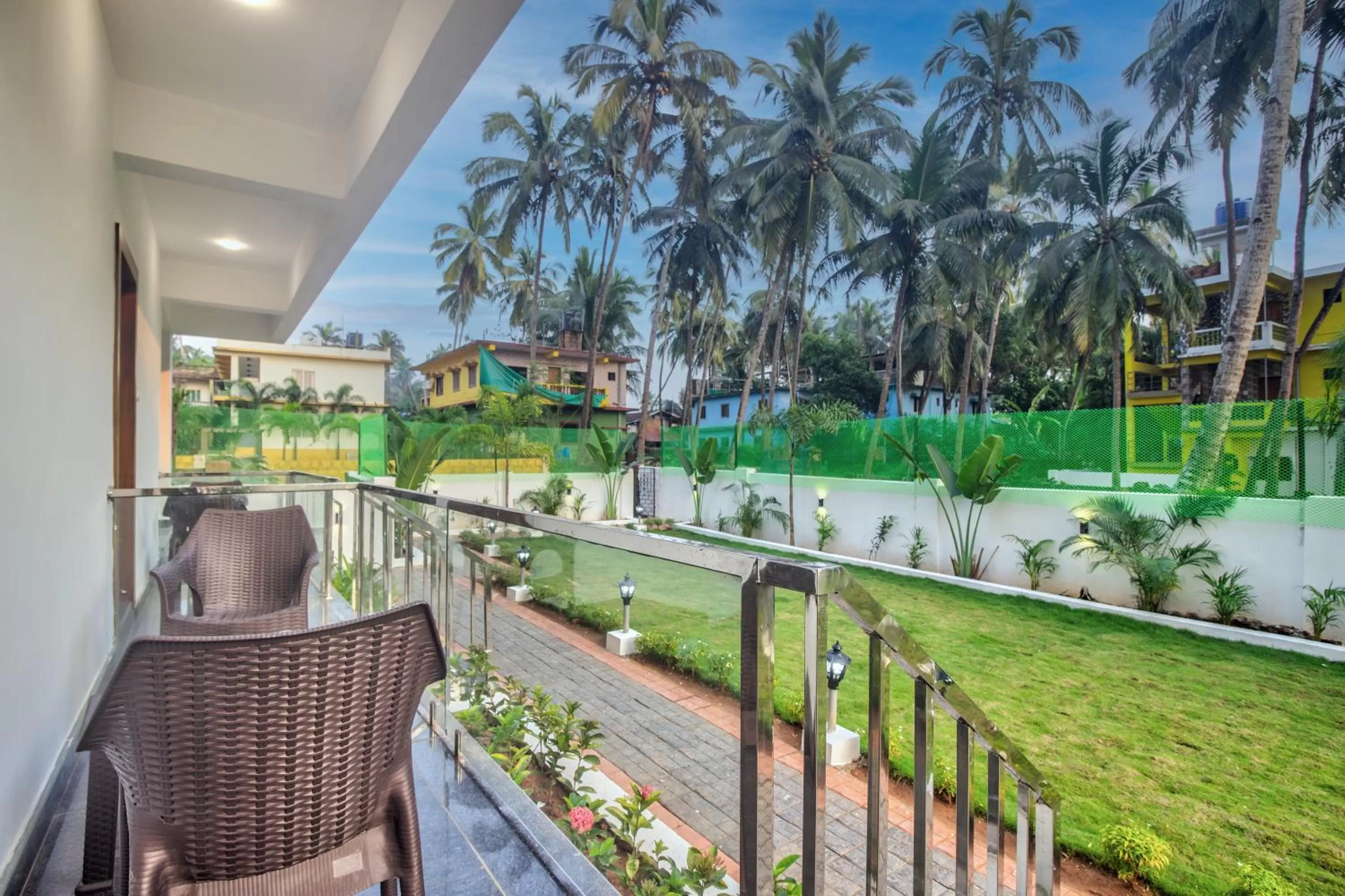 Patio in Oceano Beach Resort