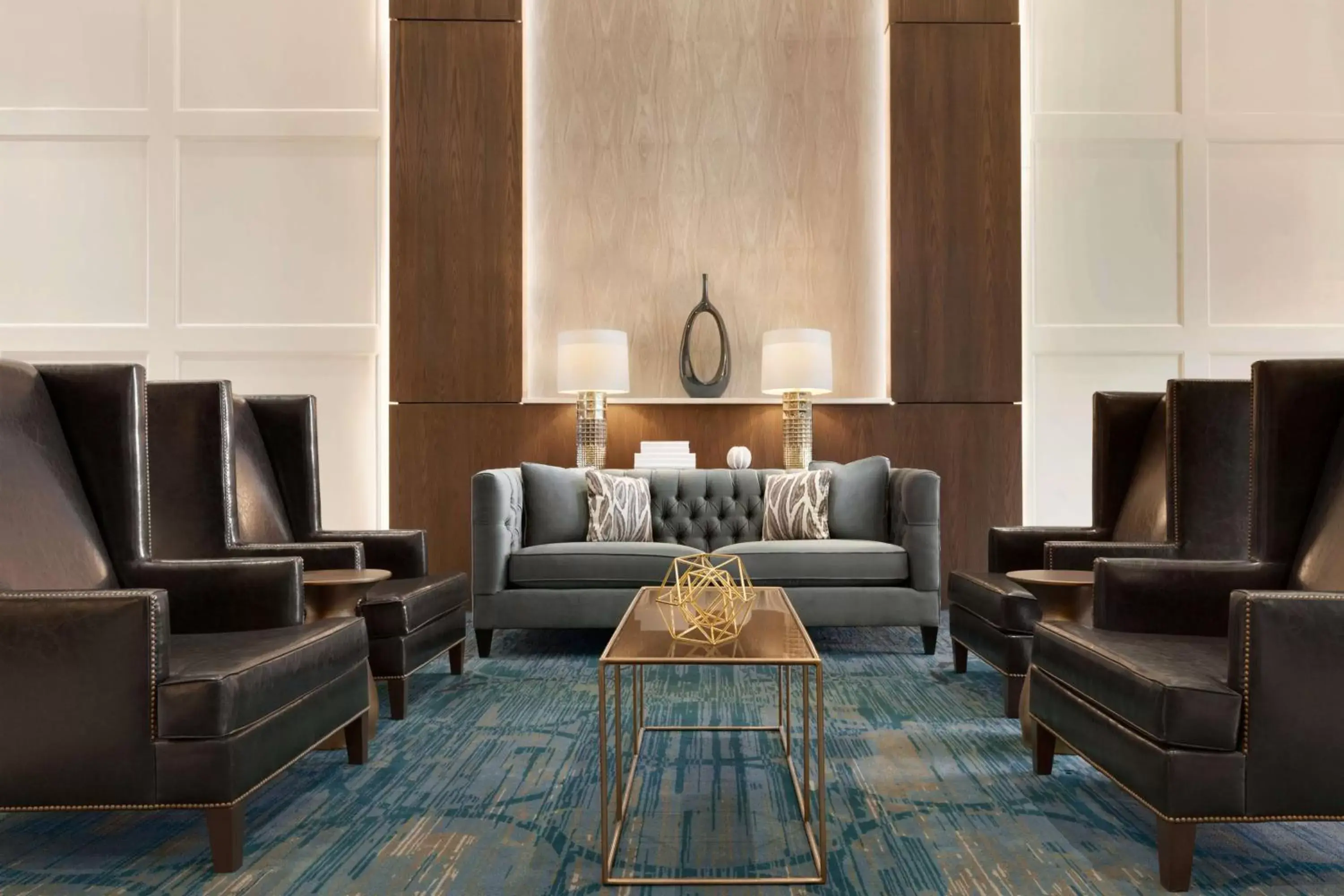 Lobby or reception in Embassy Suites By Hilton Wilmington Riverfront Lobby or reception in Embassy Suites By Hilton Wilmington Riverfront