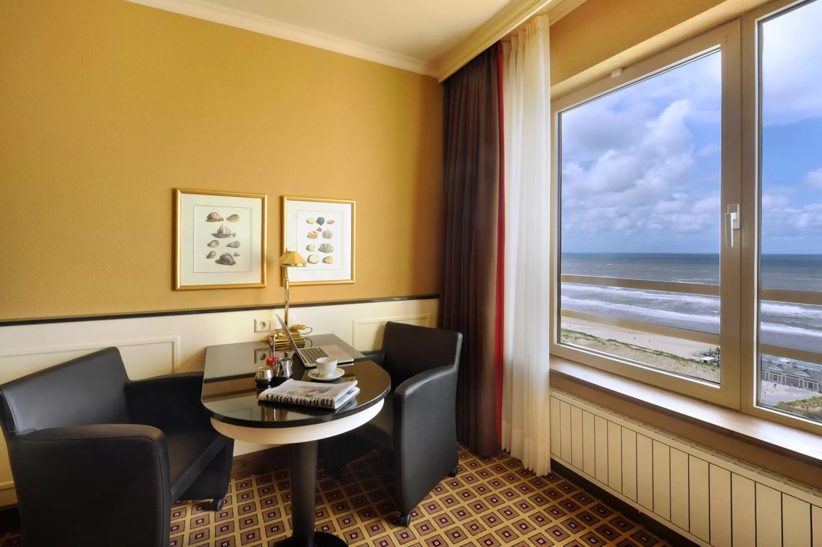 Sea view in Grand Hotel Huis ter Duin