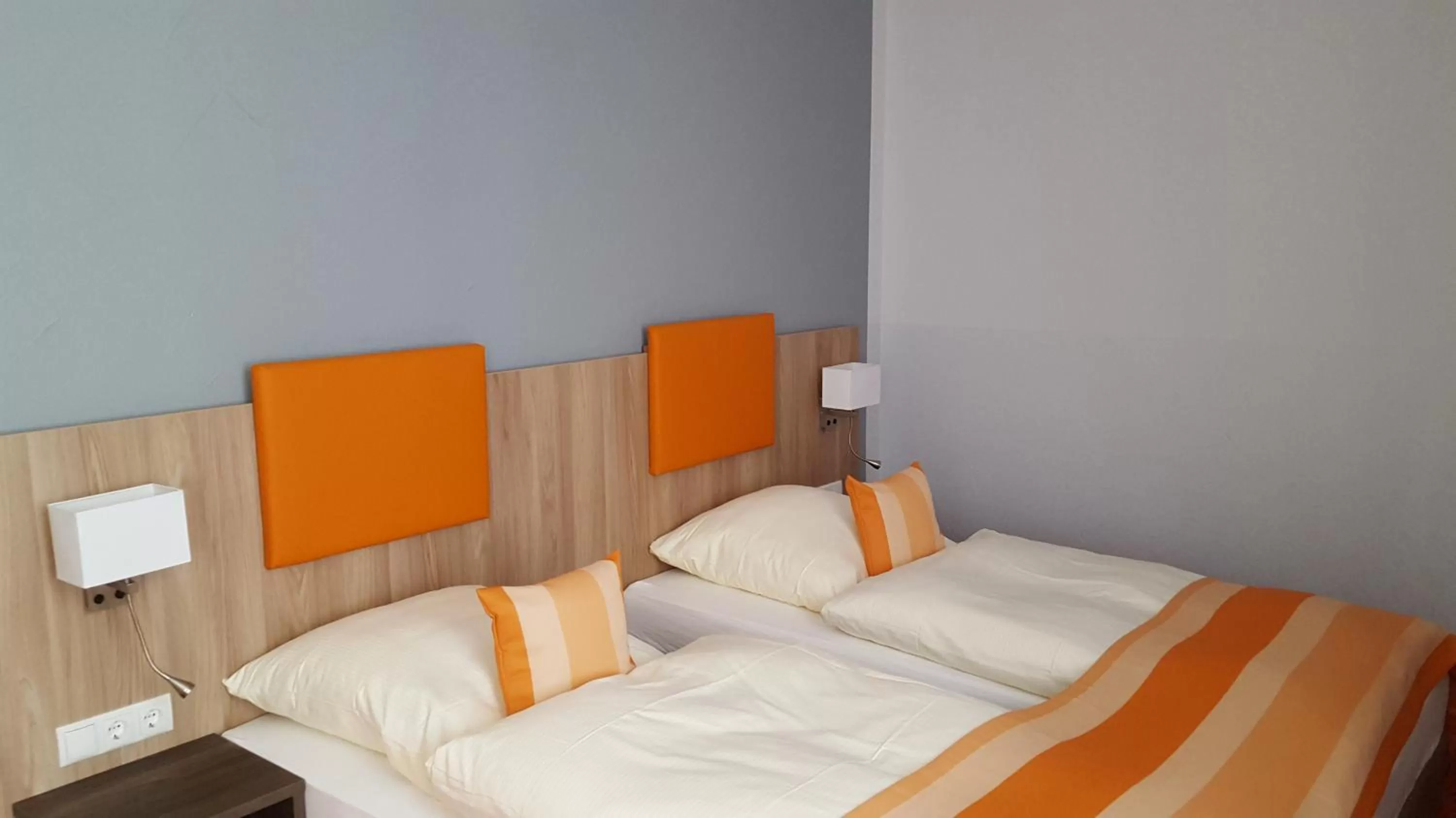 Bed in Hotel Trutzpfaff