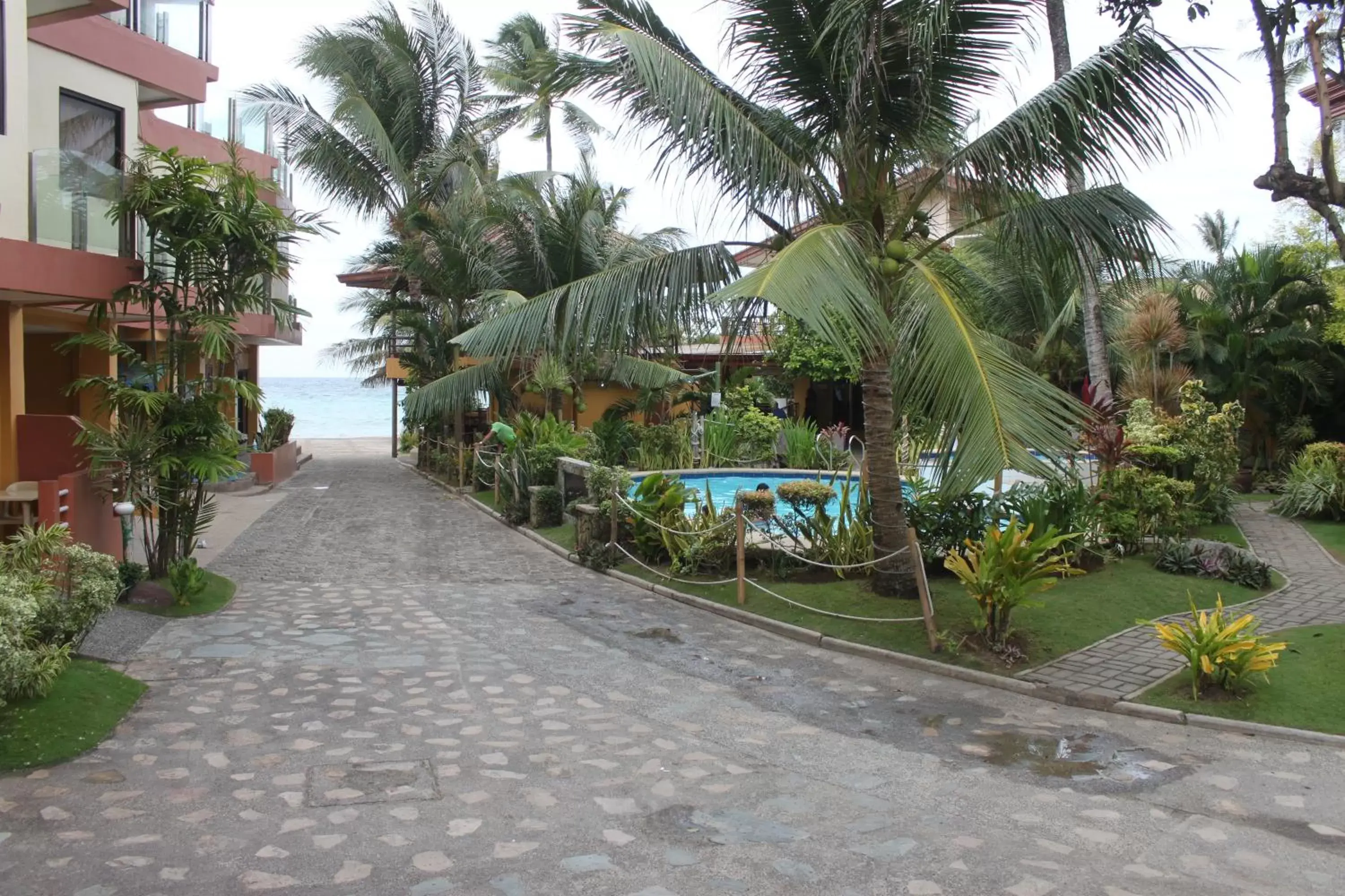 Garden in Lost Horizon Beach Dive Resort