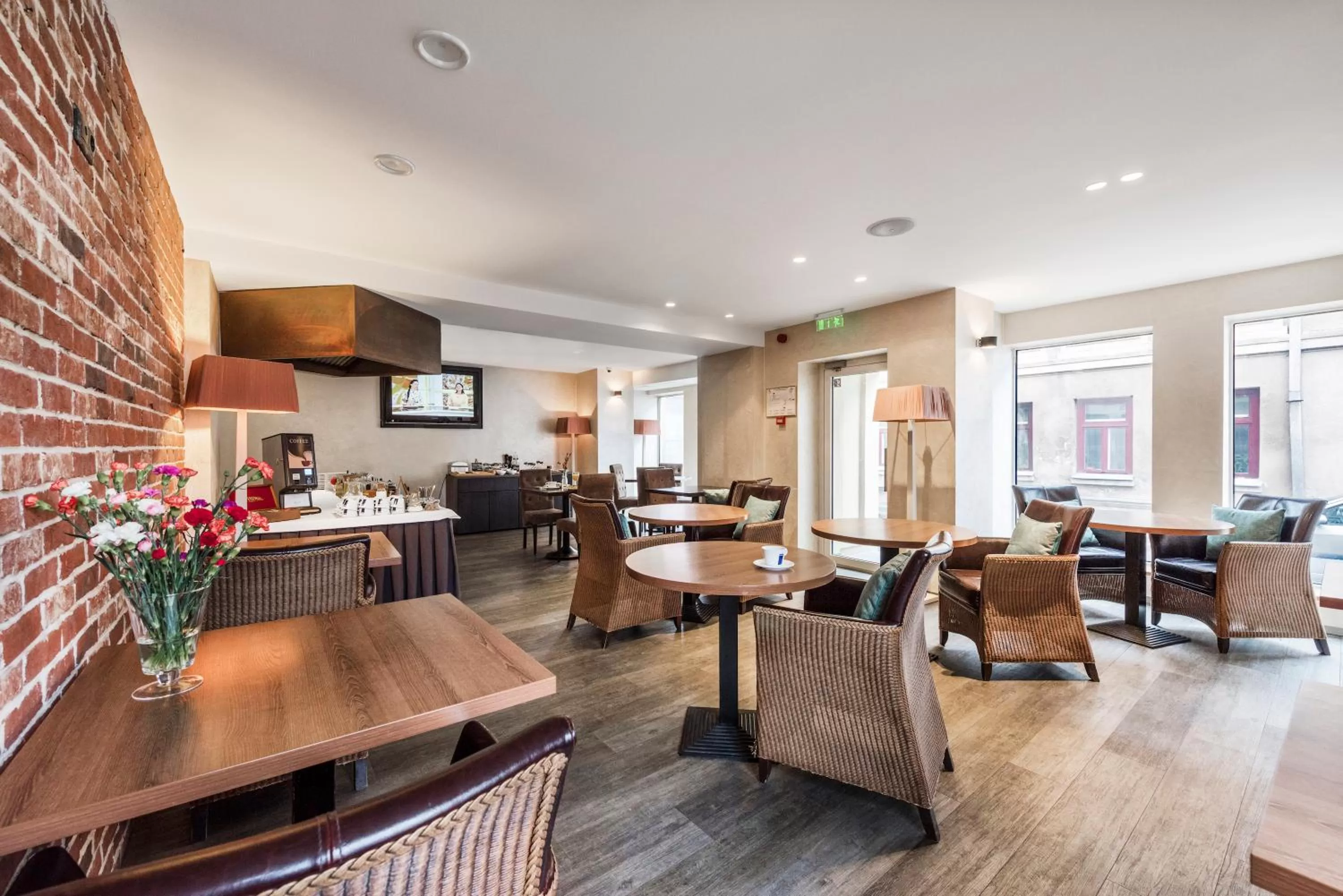 Restaurant/places to eat in Amberton Cozy Hotel Kaunas